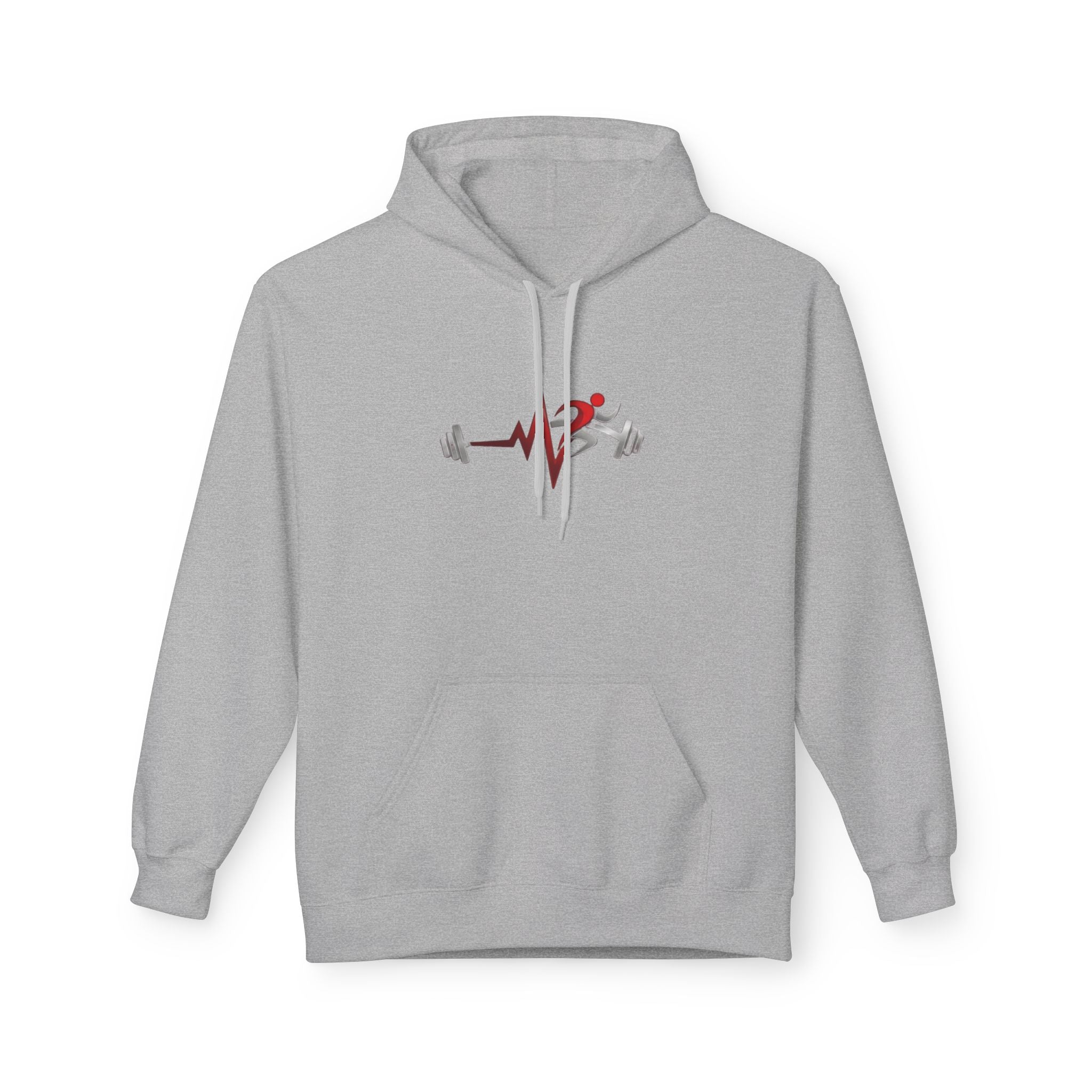 Pulse Fitne55- Midweight Softstyle Fleece Hoodie- rep/lift/drive logo