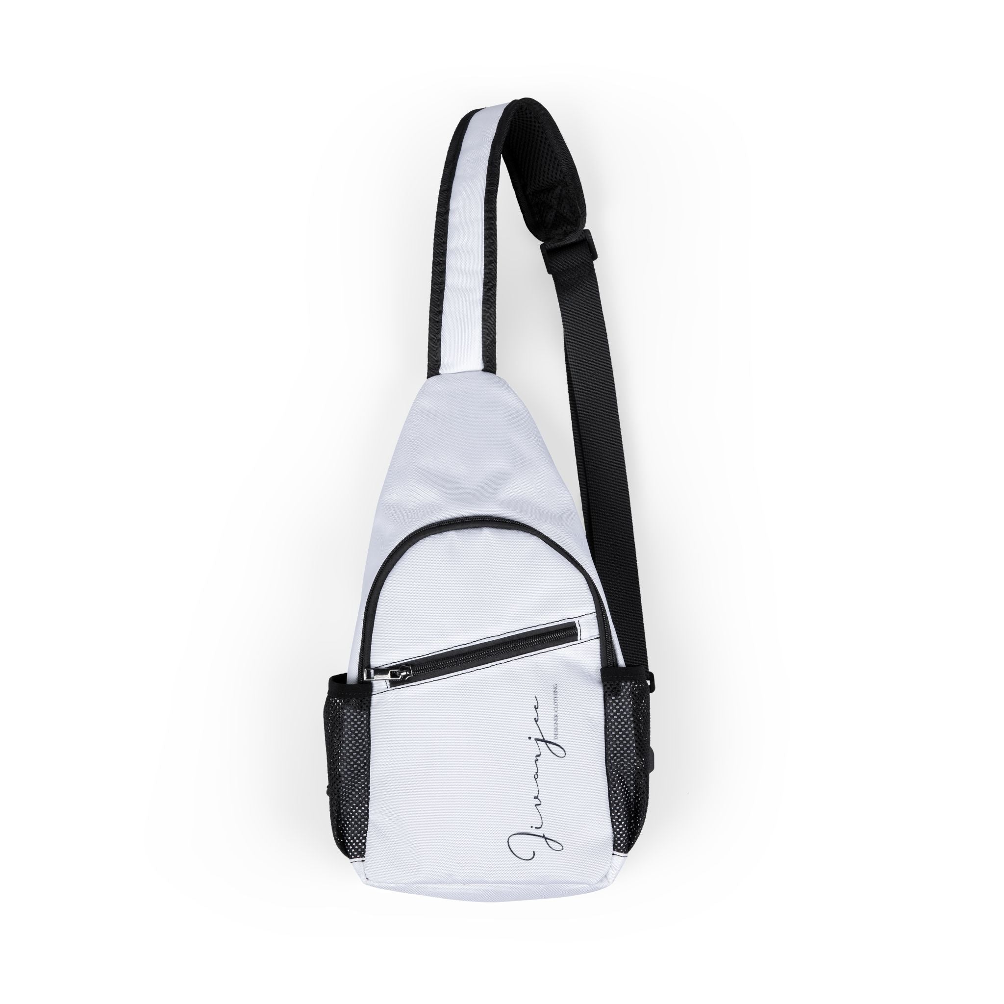 Jivanjee Designer - Minimal White Chest Sling Bag