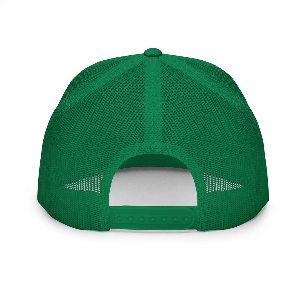 5 Panel Trucker Cap gym tan logo
