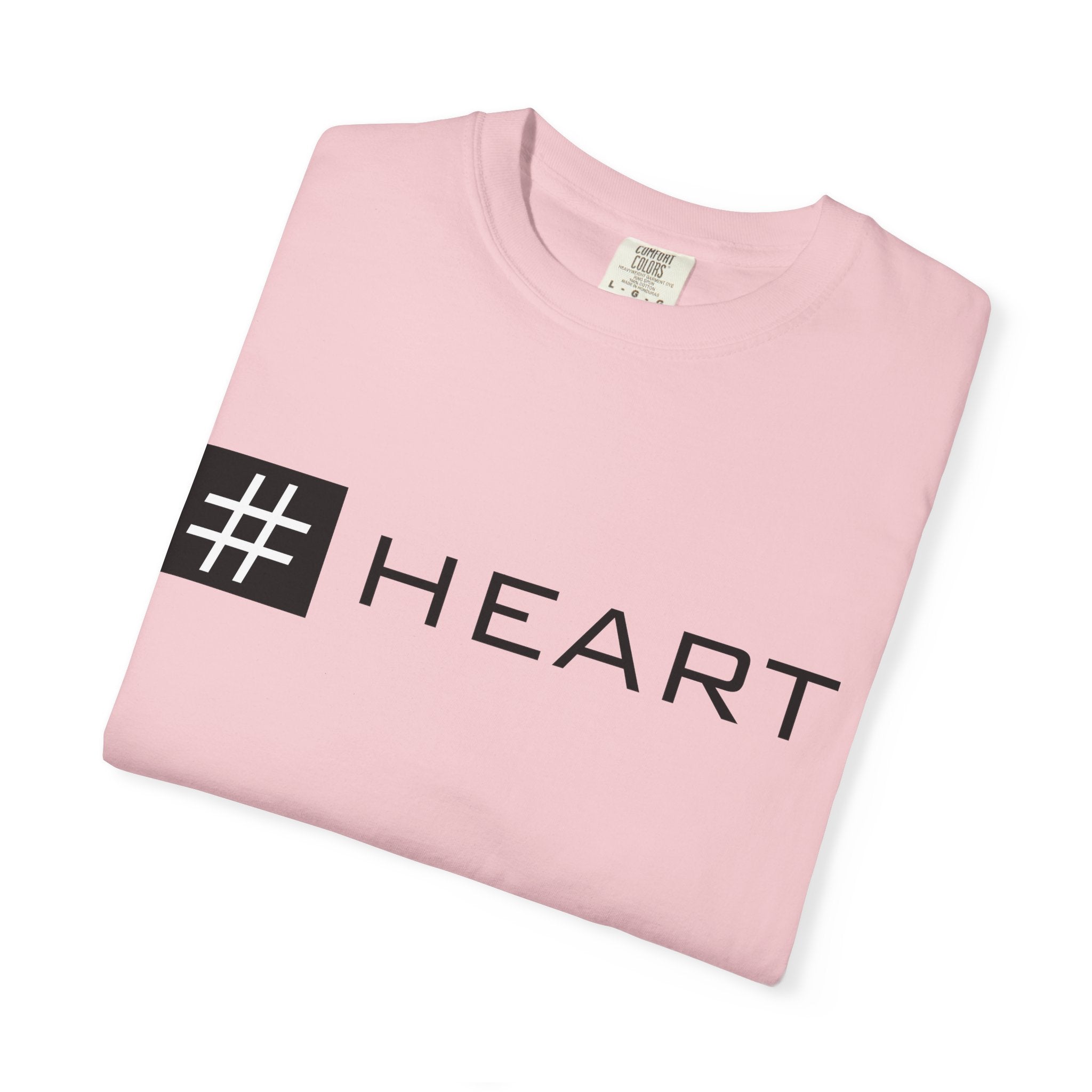 Pulse Fitne55 - Hashtag Heart T-Shirt — Minimalist Graphic Tee with “# HEART” Design