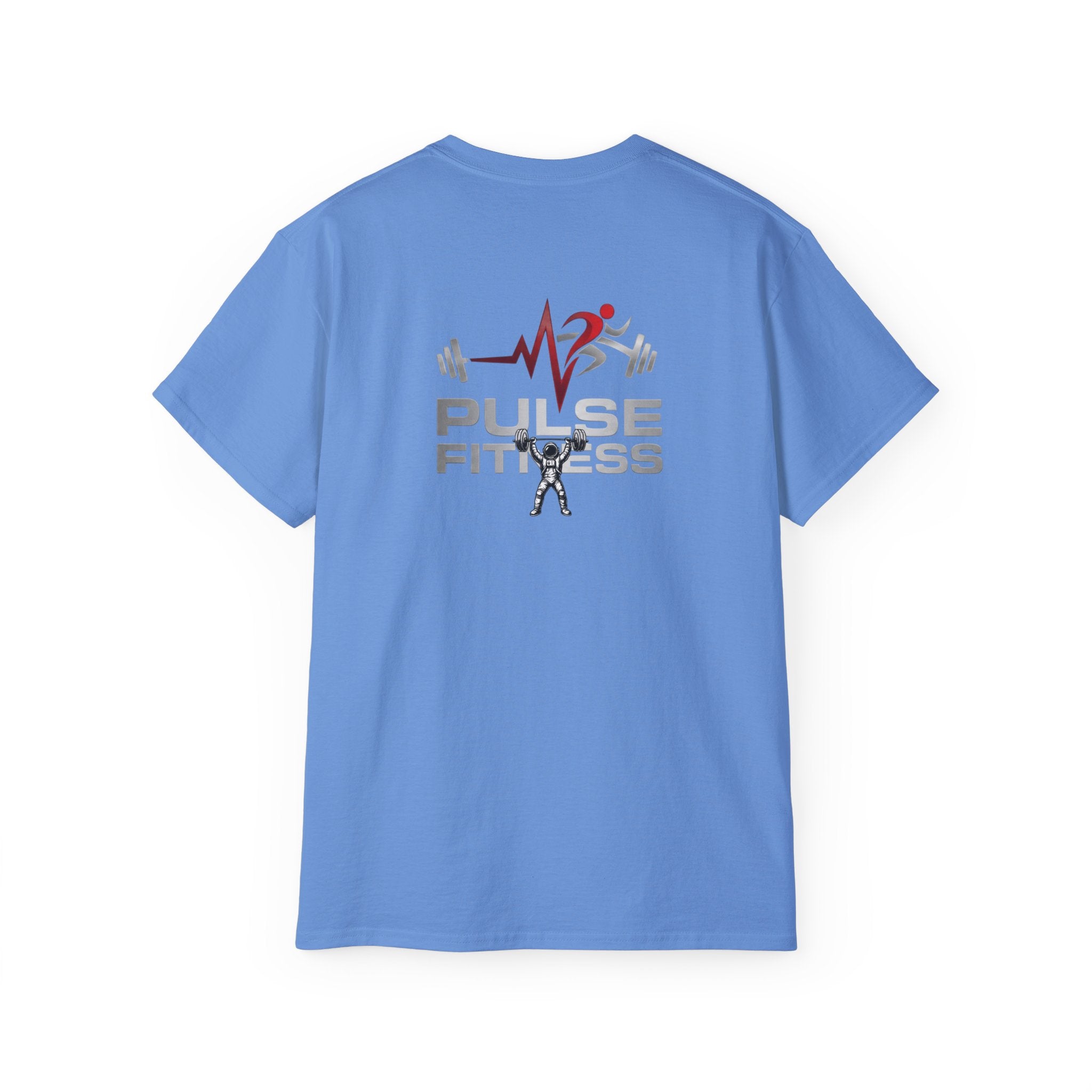 Camiseta de fitness — Camiseta de tirantes Pulse Fitness con gráfico de astronauta levantando pesas
