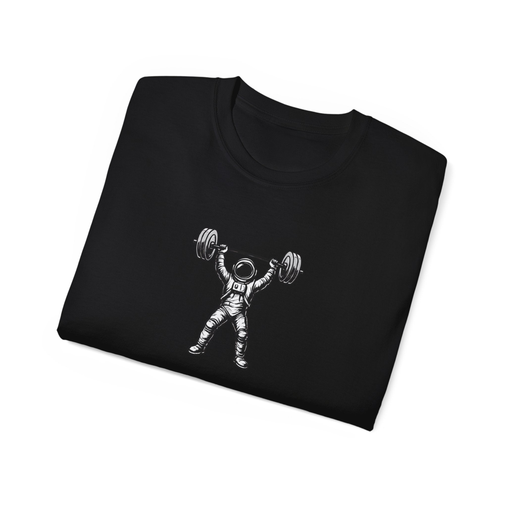 Camiseta de fitness — Camiseta de tirantes Pulse Fitness con gráfico de astronauta levantando pesas