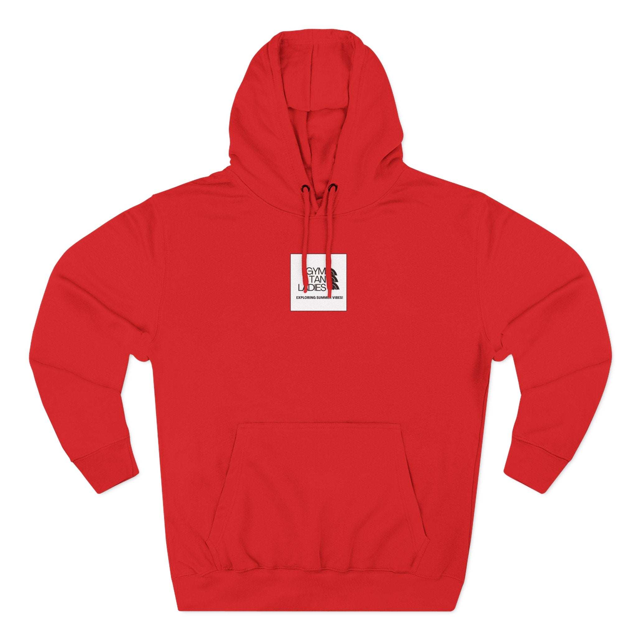 Pulse Fitne55 Gym Tan Ladies Hoodie — 'Exploring Summer Vibes' Graphic Pullover