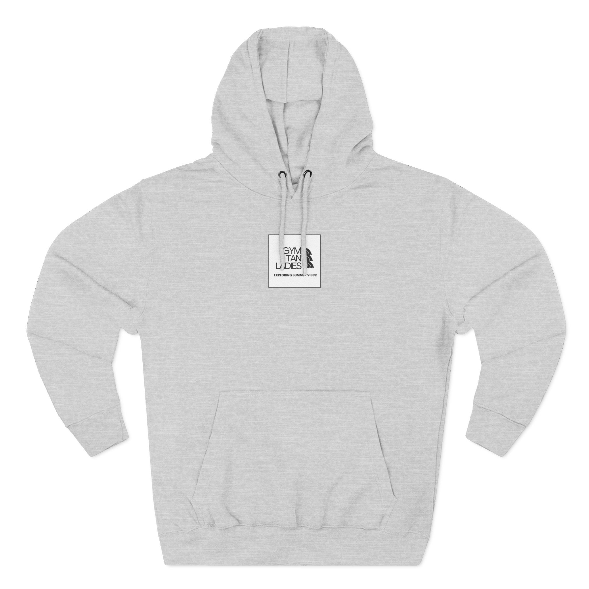 Pulse Fitne55 Gym Tan Ladies Hoodie — 'Exploring Summer Vibes' Graphic Pullover