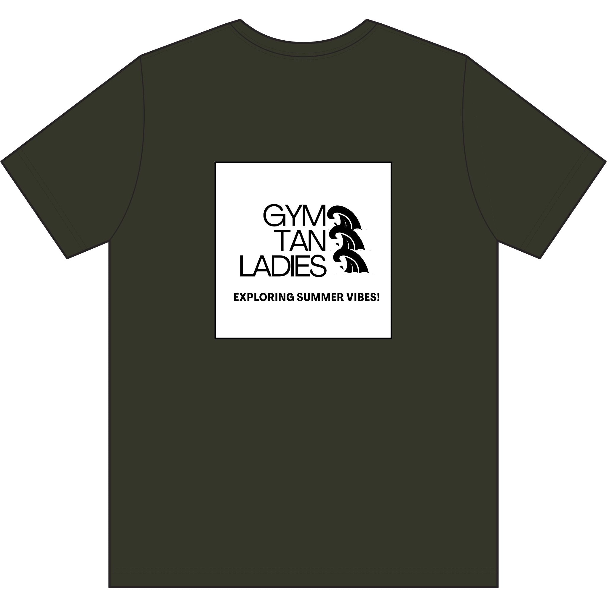 Core Cotton Camo Tee — Gym Tan Logo Cotton T-Shirt
