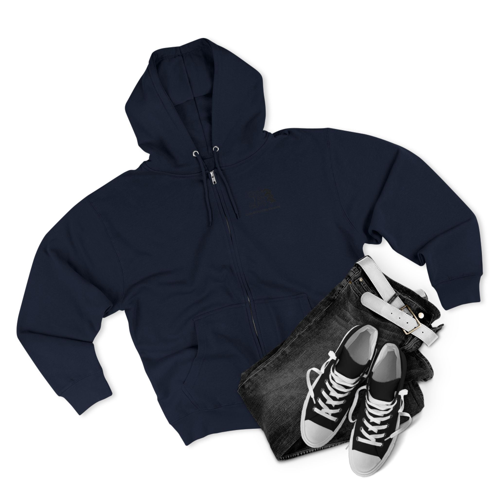 Womens Gym Tan Zip Hoodie — "Never Stop Looking This Good" logo
