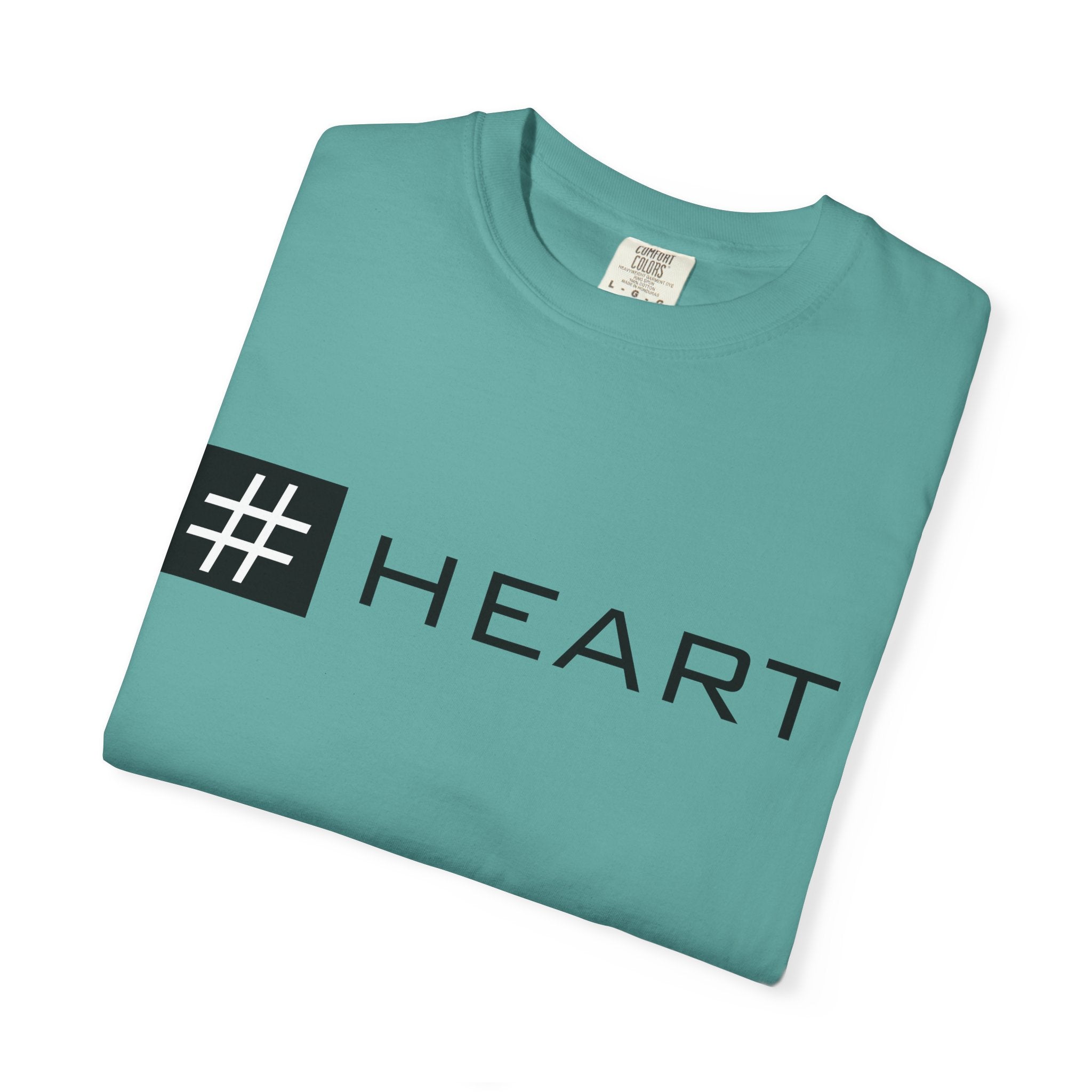 Pulse Fitne55 - Hashtag Heart T-Shirt — Minimalist Graphic Tee with “# HEART” Design