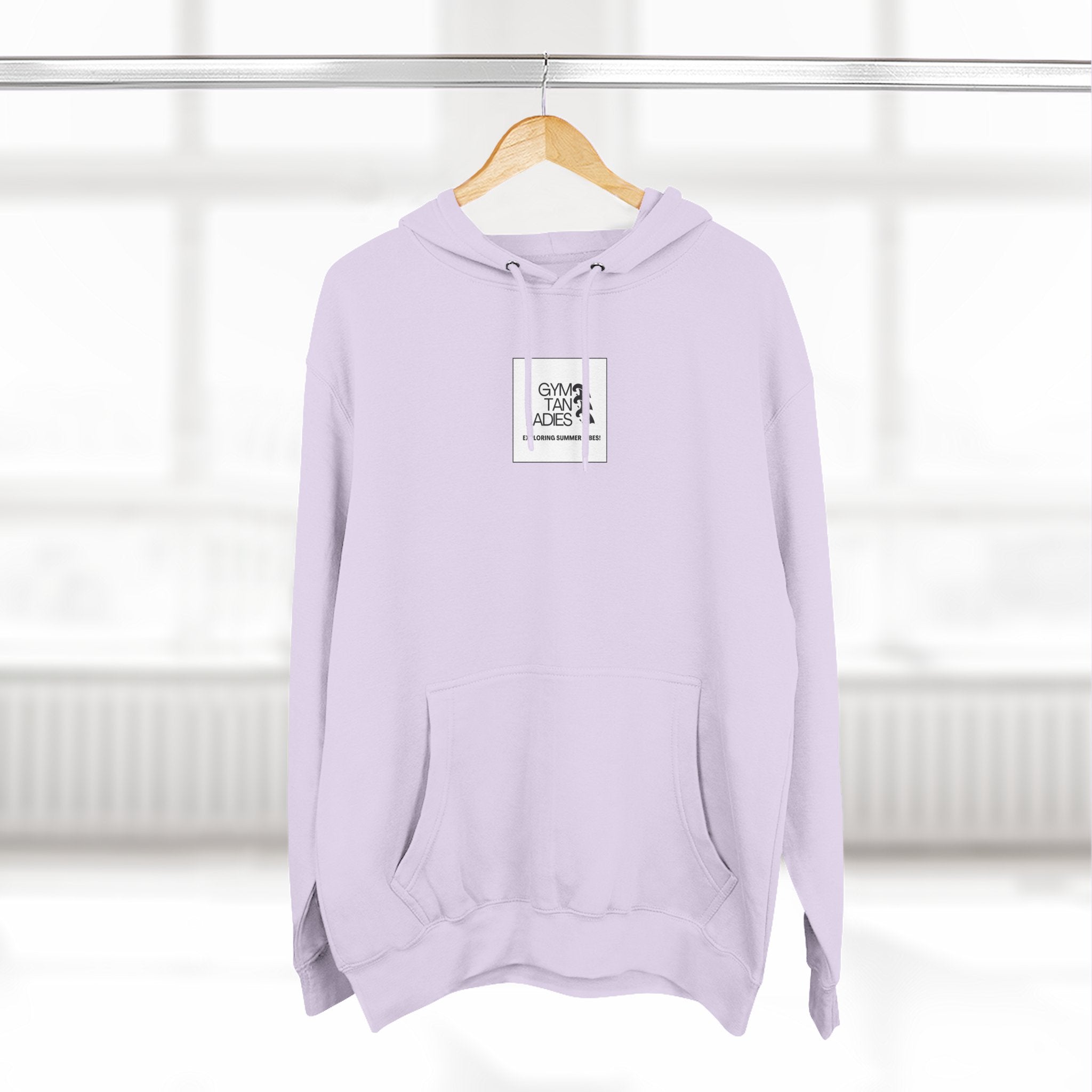 Pulse Fitne55 Gym Tan Ladies Hoodie — 'Exploring Summer Vibes' Graphic Pullover