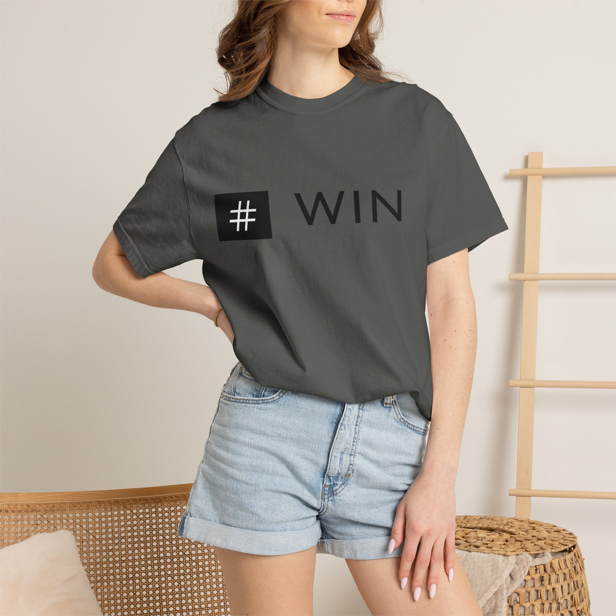 Pulse Fitne55 - #WIN Graphic T-Shirt — Minimalist Motivational Tee