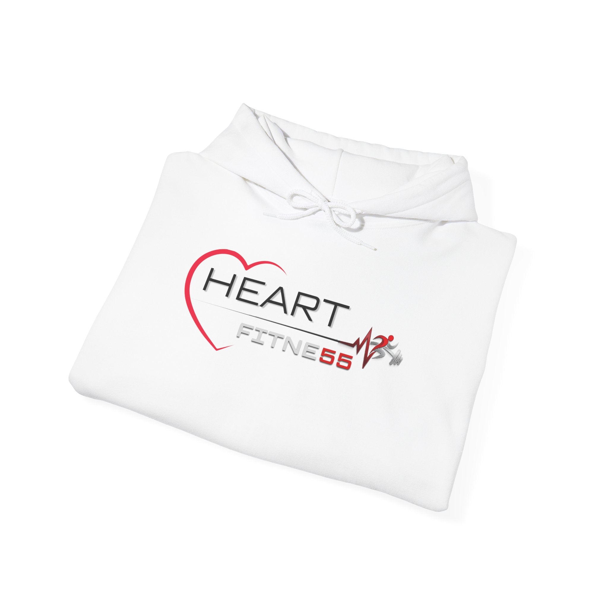 Heart Fitness Hoodie - Women's Heartbeat Gym Sweatshirt