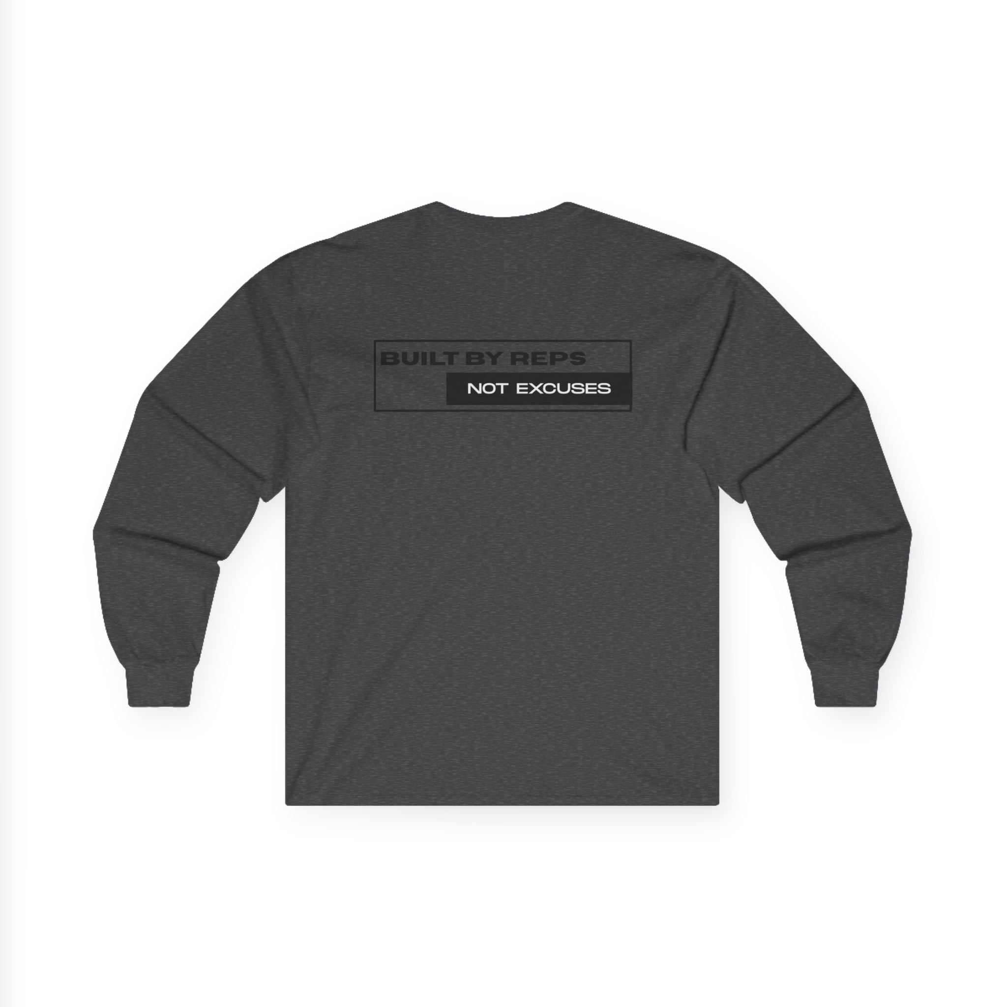 Pulse Fitne55 Mens Built by reps Ultra Cotton Long Sleeve Tee