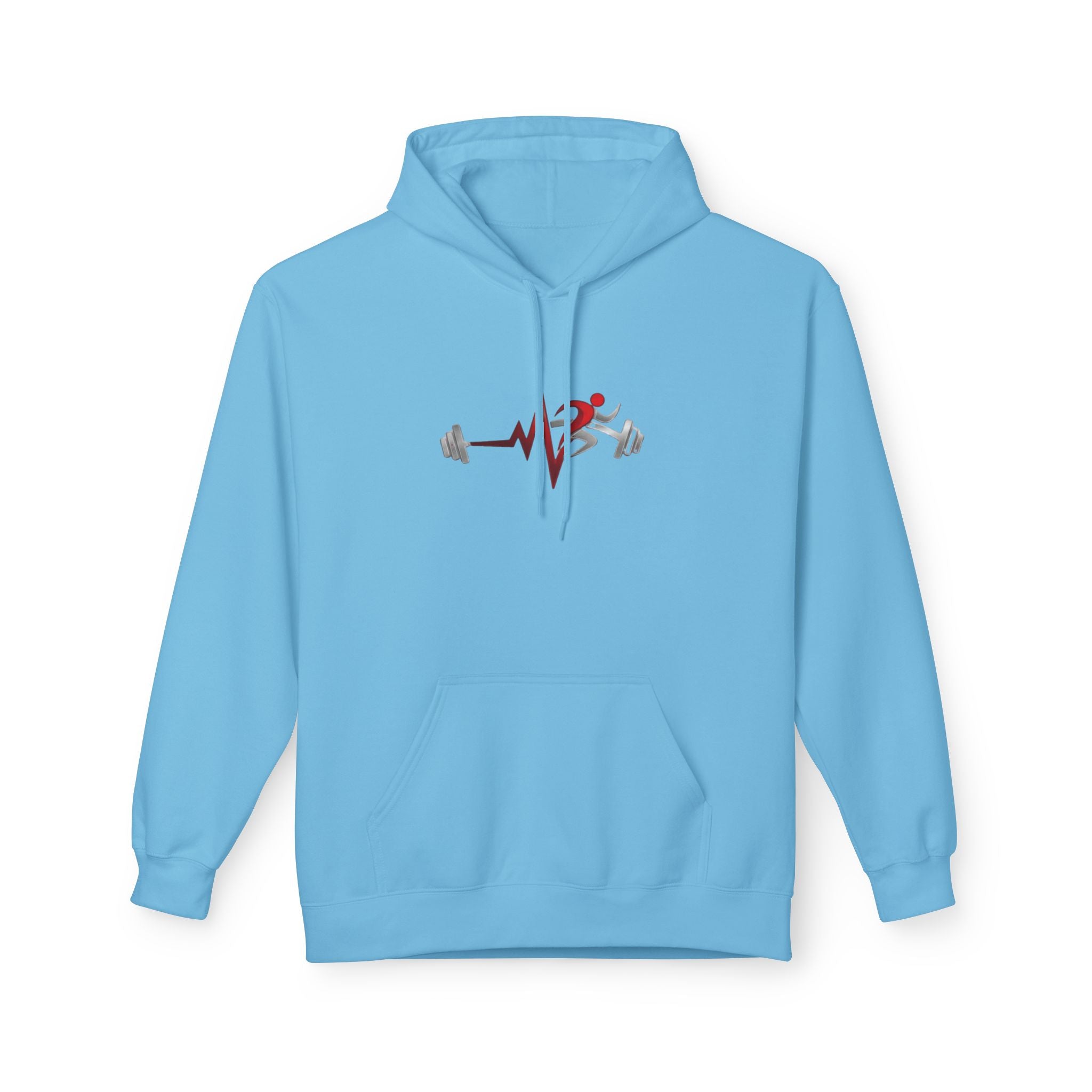 Pulse Fitne55- Midweight Softstyle Fleece Hoodie- rep/lift/drive logo