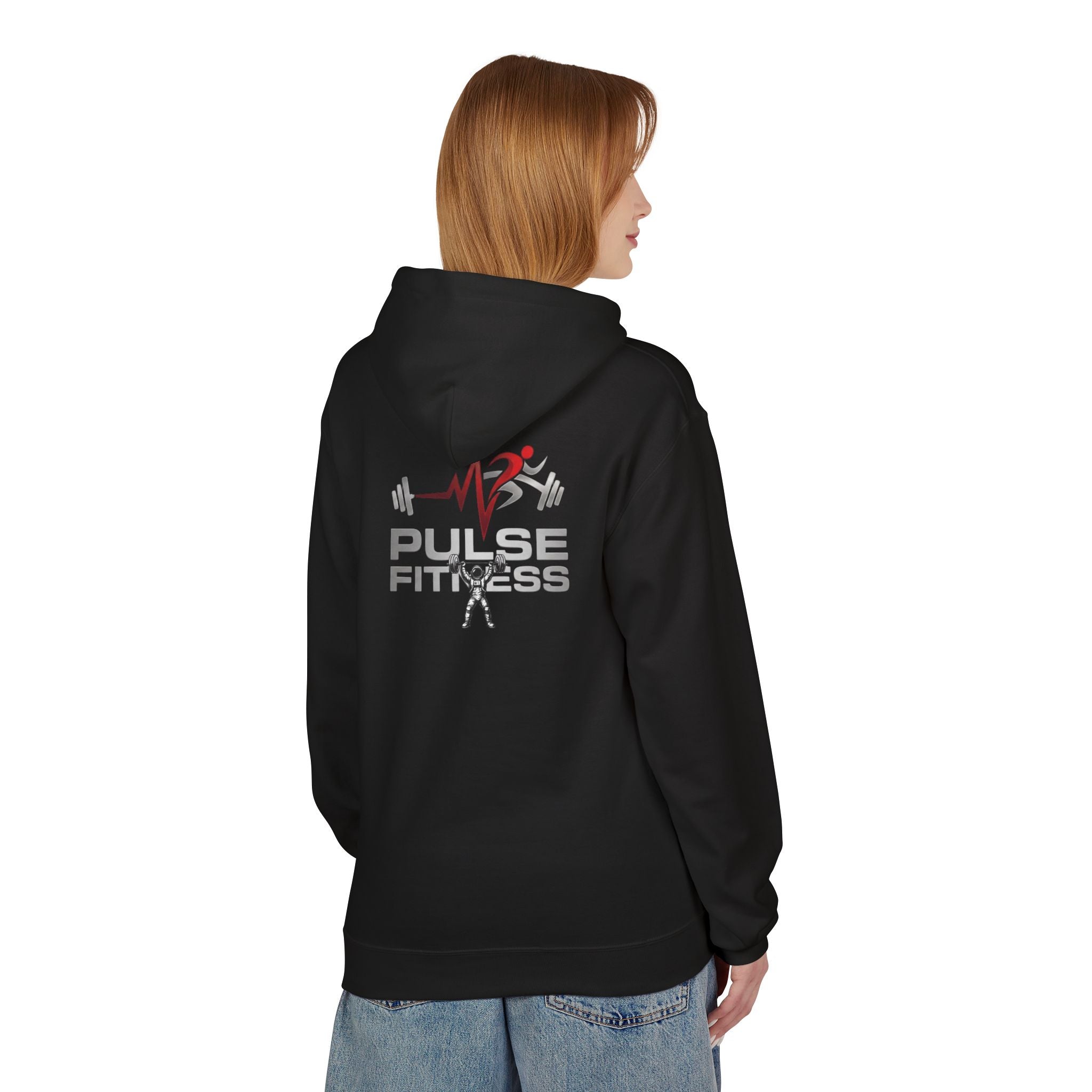 Pulse Fitne55 Hoodie — Weightlifting Gym Logo Sweatshirt