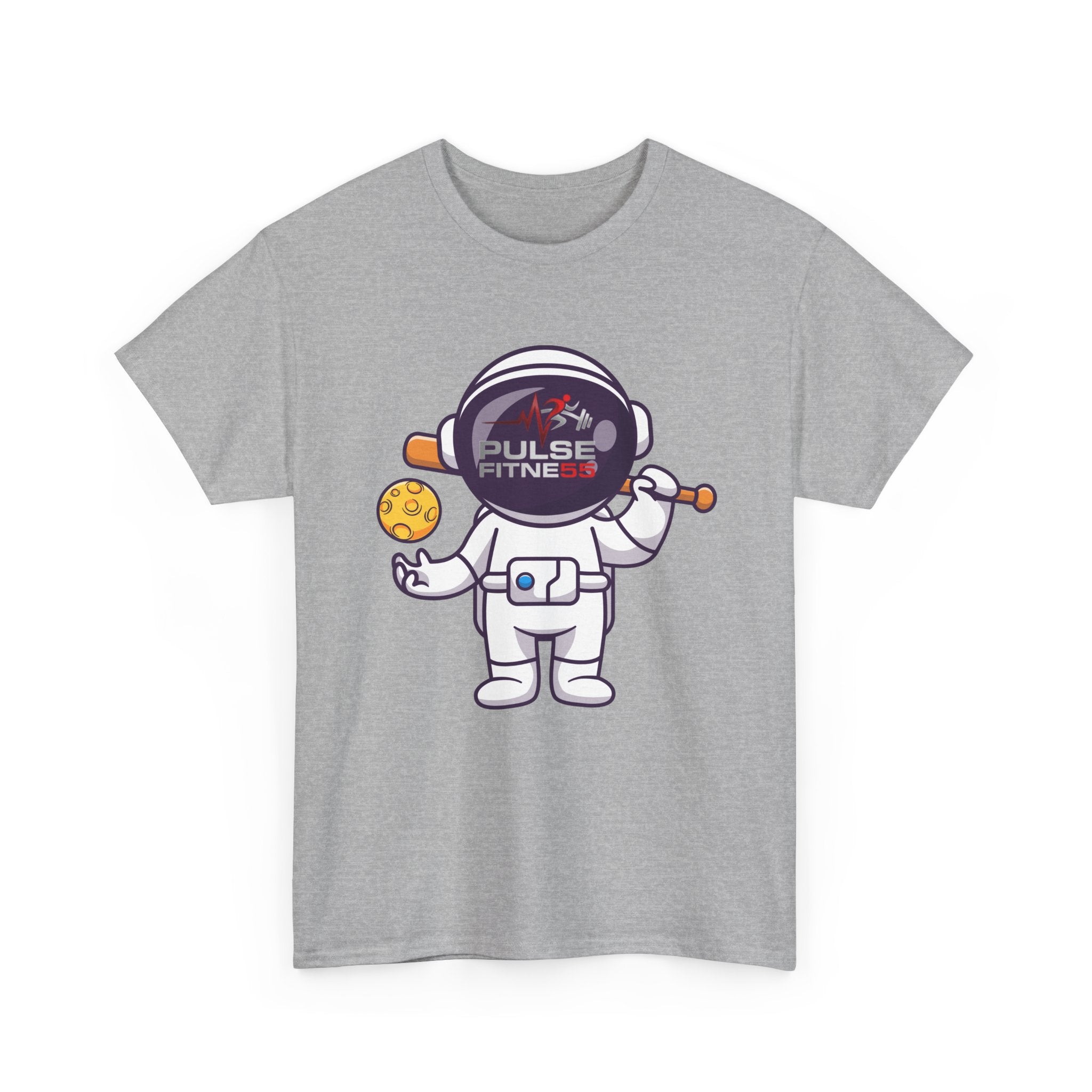 Pulse Fitne55 graphic heavy Cotton Tee - astronaut baseball24.99