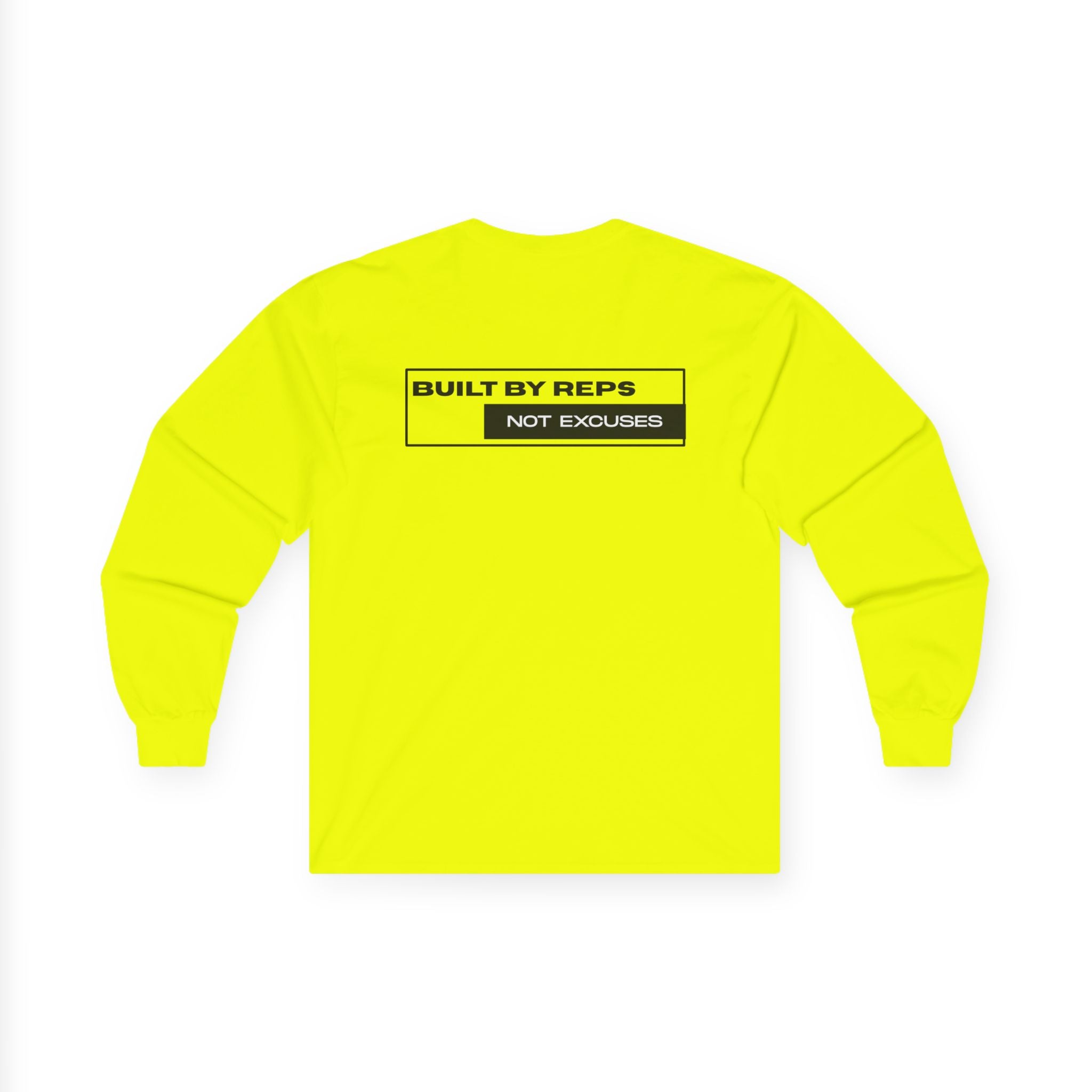 Pulse Fitne55 Mens Built by reps Ultra Cotton Long Sleeve Tee