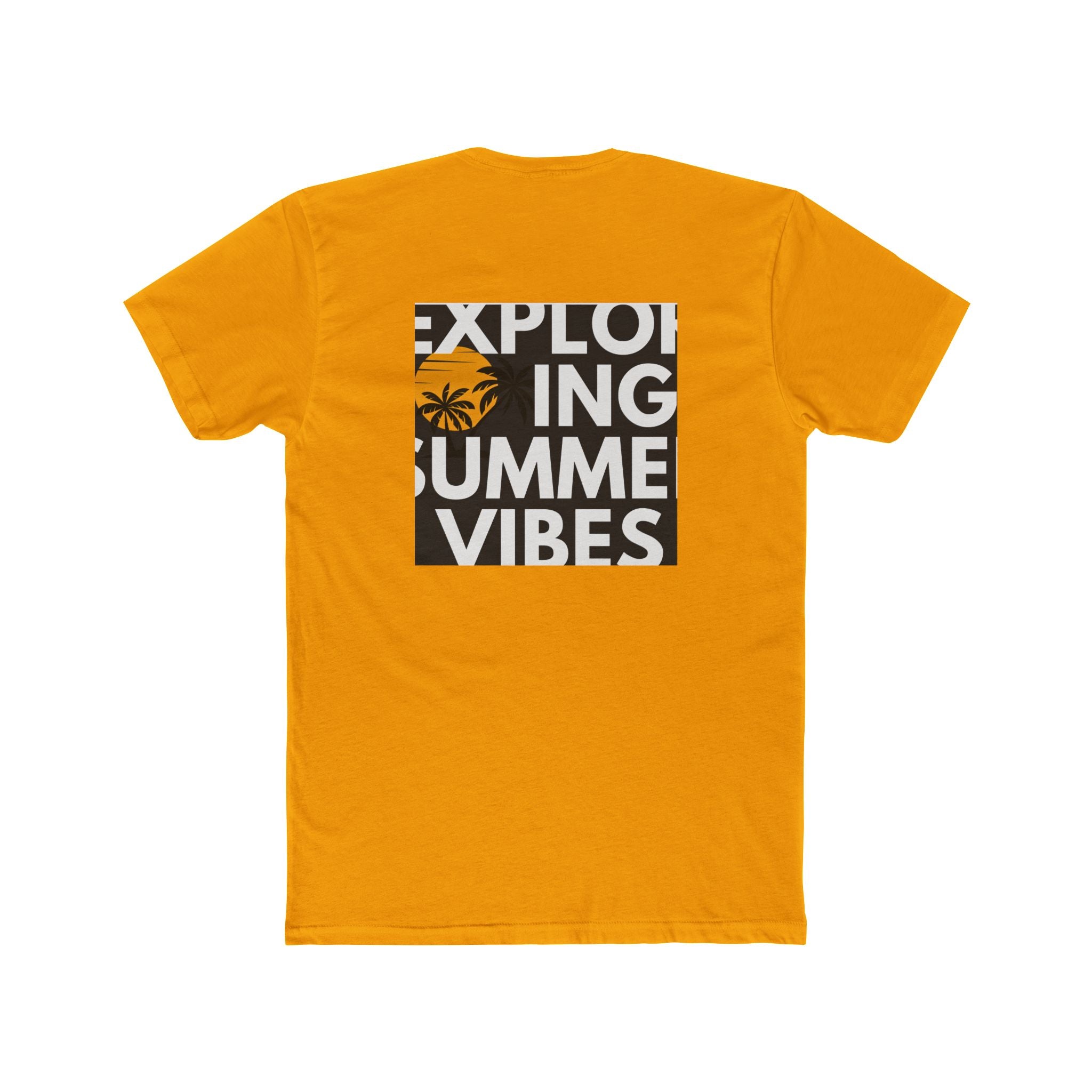 Mens Summer vibe Cotton Crew Tee