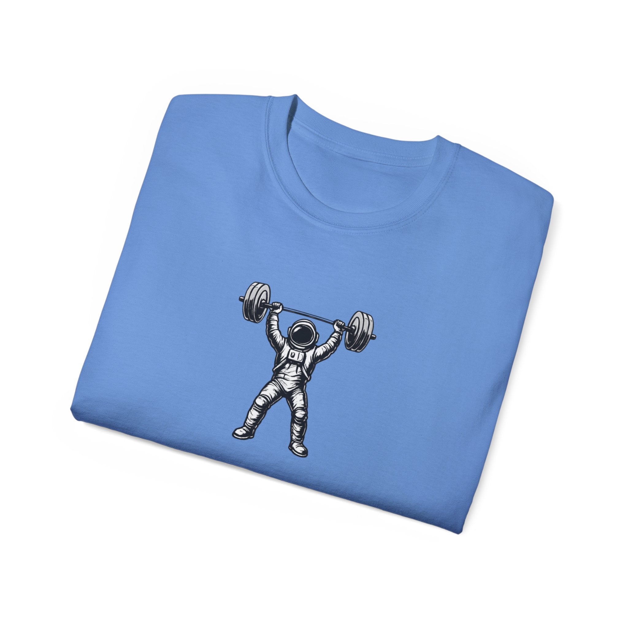 Camiseta de fitness — Camiseta de tirantes Pulse Fitness con gráfico de astronauta levantando pesas