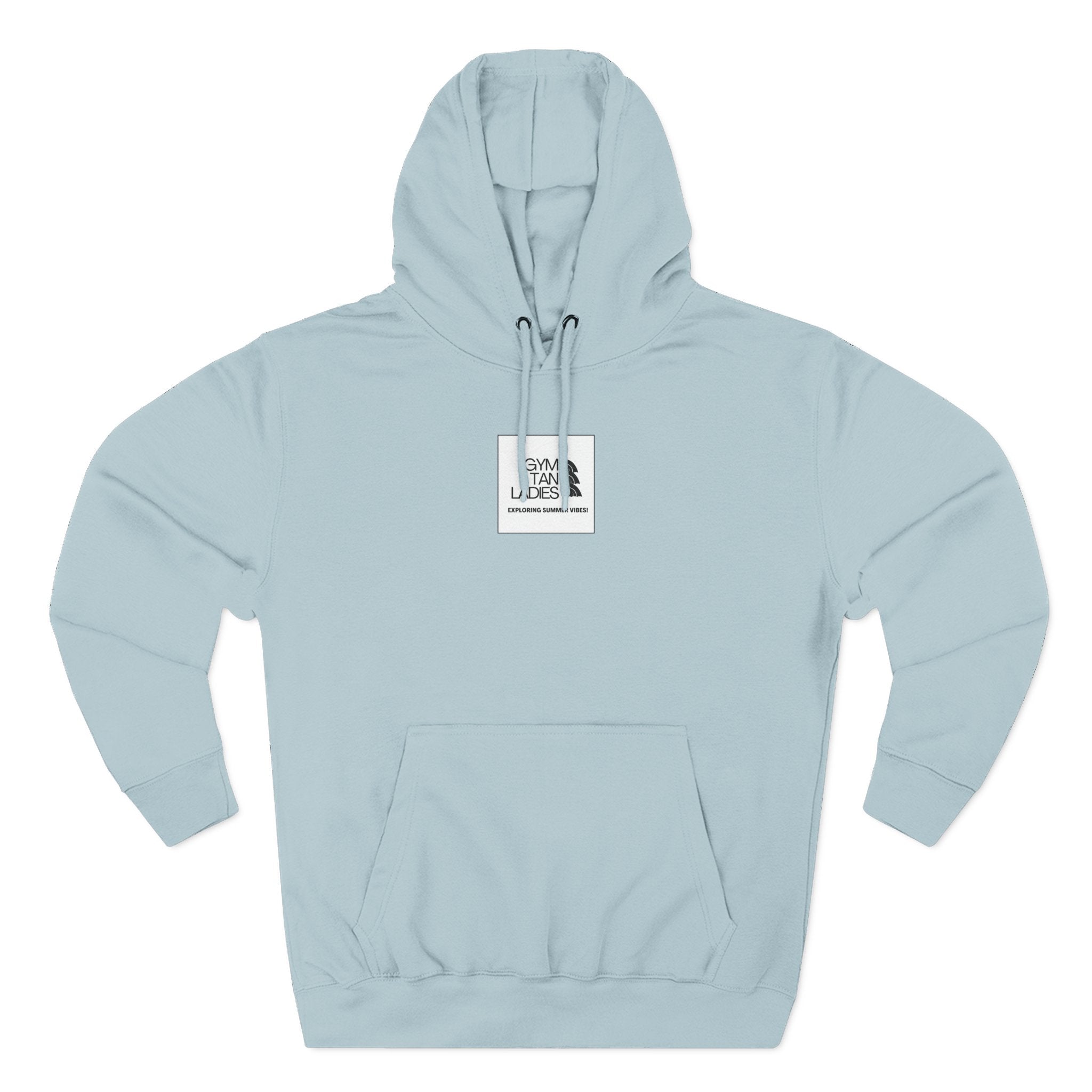 Pulse Fitne55 Gym Tan Ladies Hoodie — 'Exploring Summer Vibes' Graphic Pullover