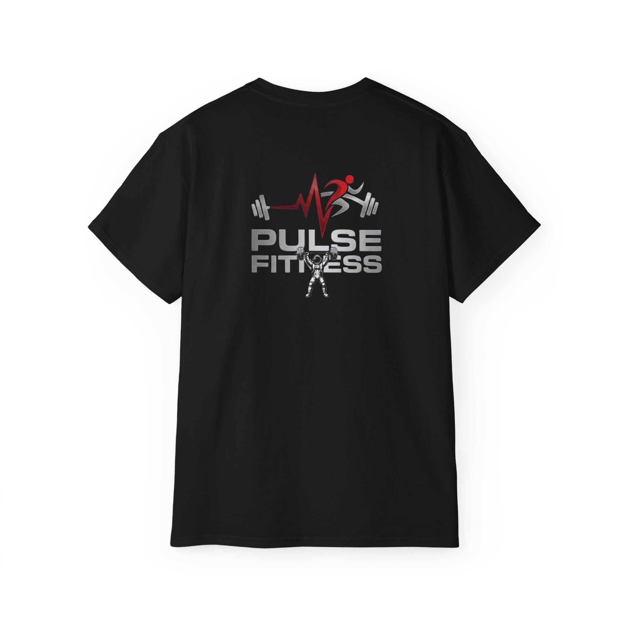 Camiseta de fitness — Camiseta de tirantes Pulse Fitness con gráfico de astronauta levantando pesas