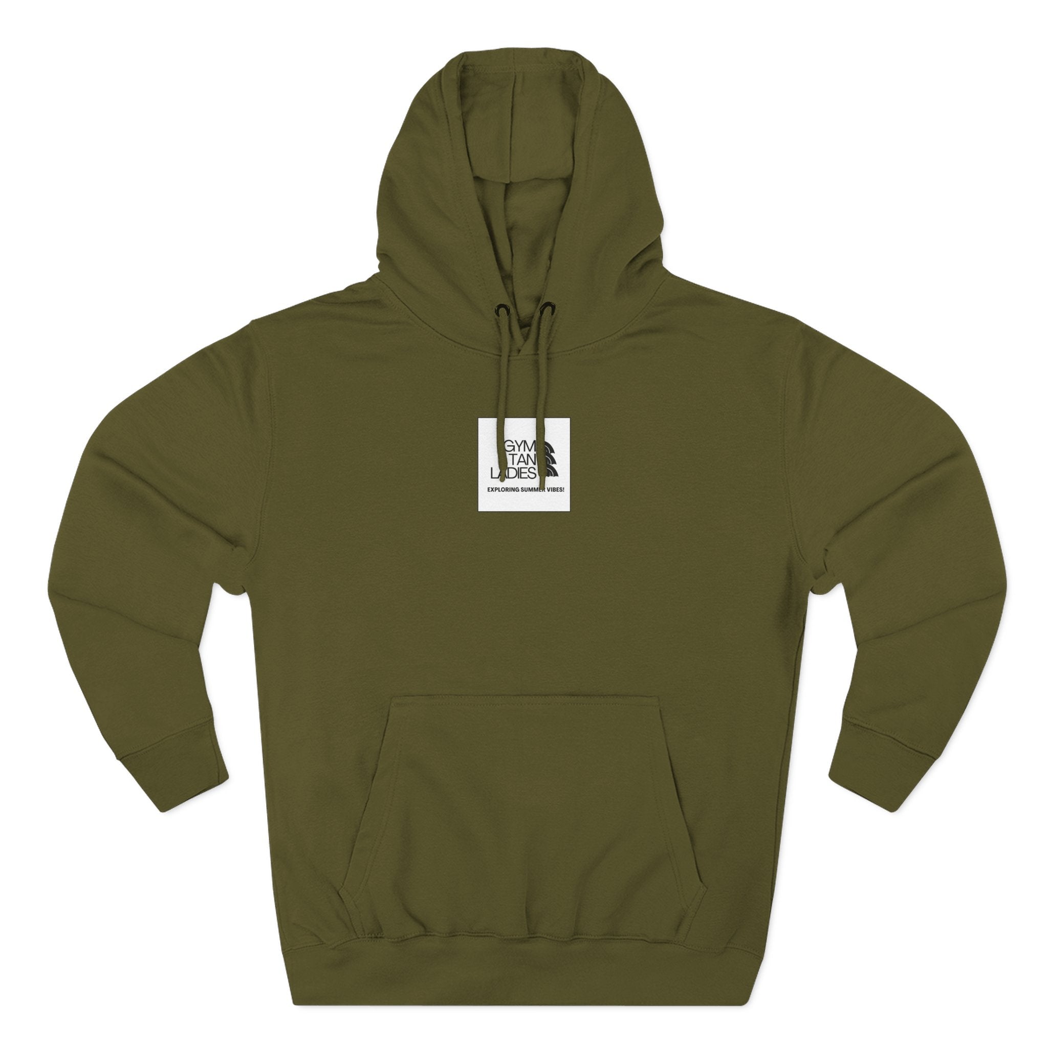 Pulse Fitne55 Gym Tan Ladies Hoodie — 'Exploring Summer Vibes' Graphic Pullover