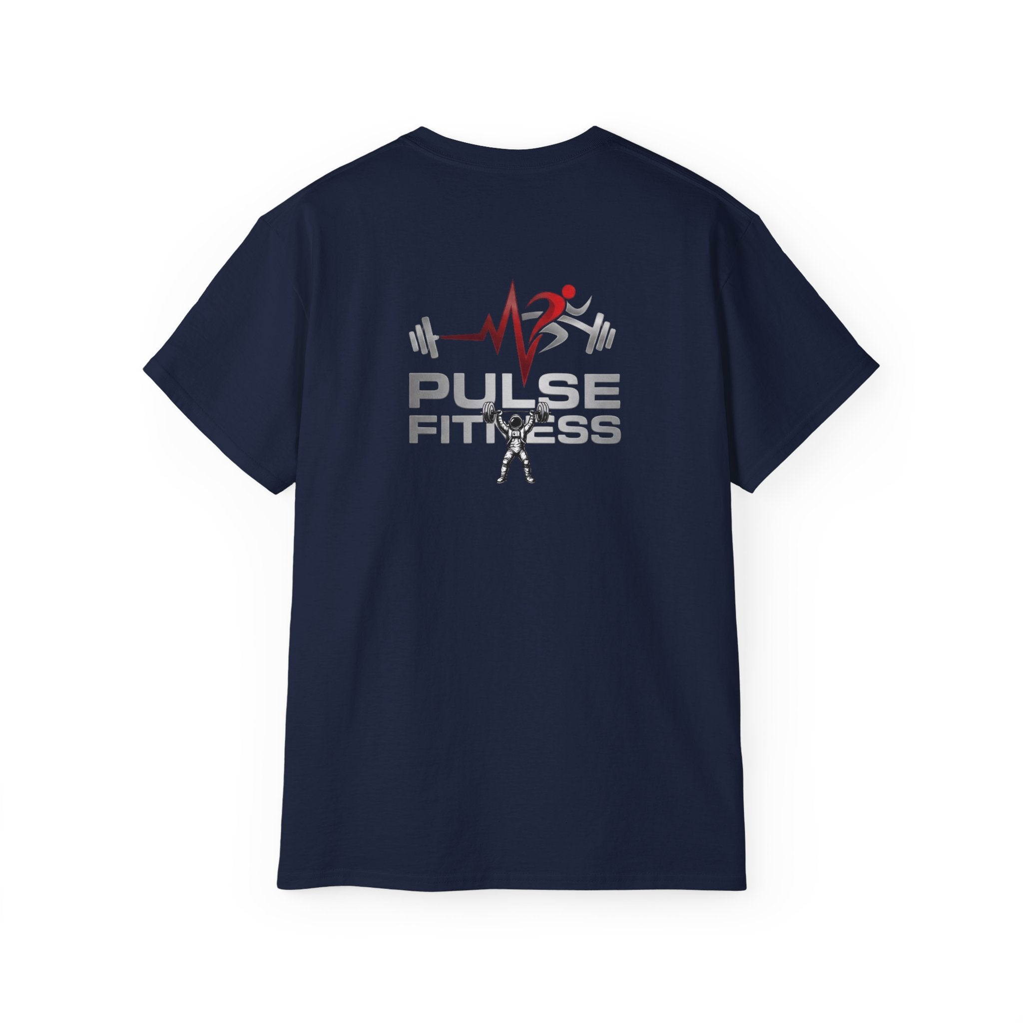 Camiseta de fitness — Camiseta de tirantes Pulse Fitness con gráfico de astronauta levantando pesas