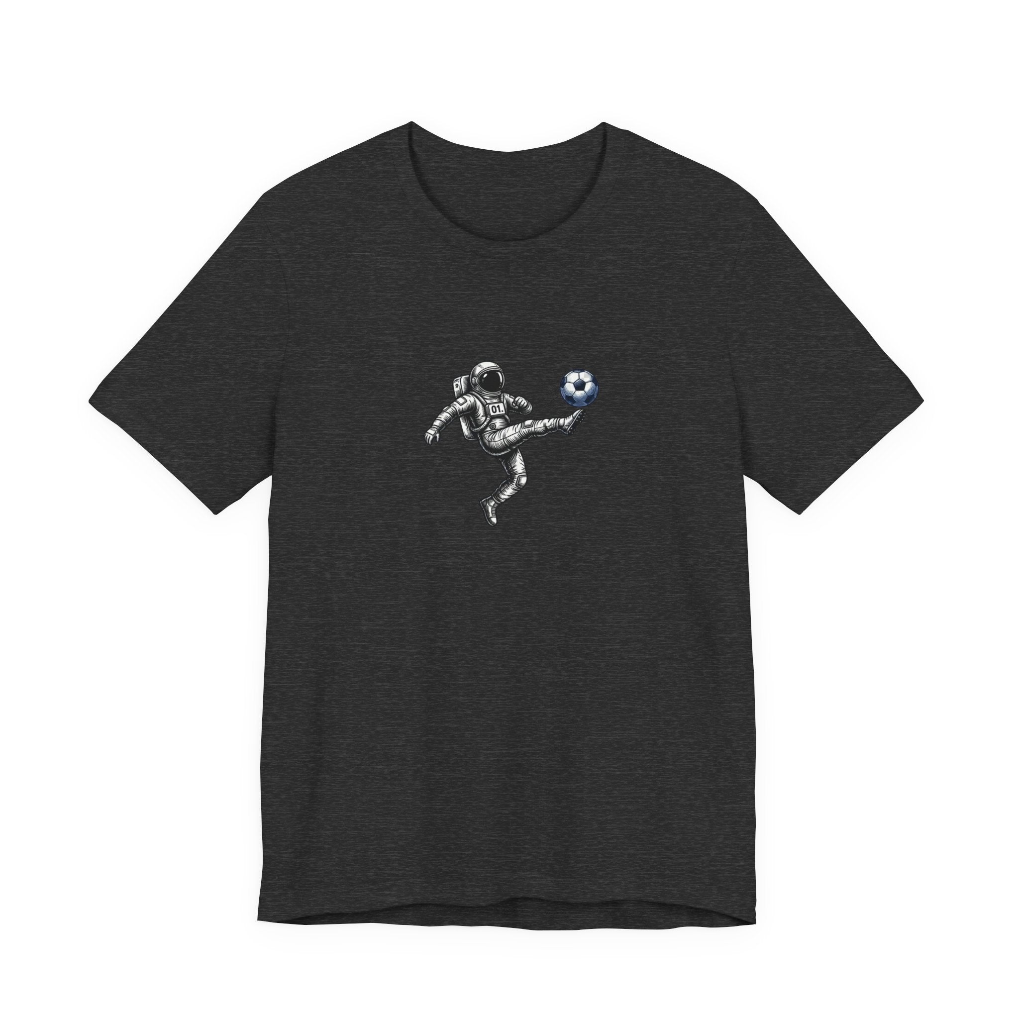 Soccer Astronaut Tee — Pulse Fitne55 Logo Back