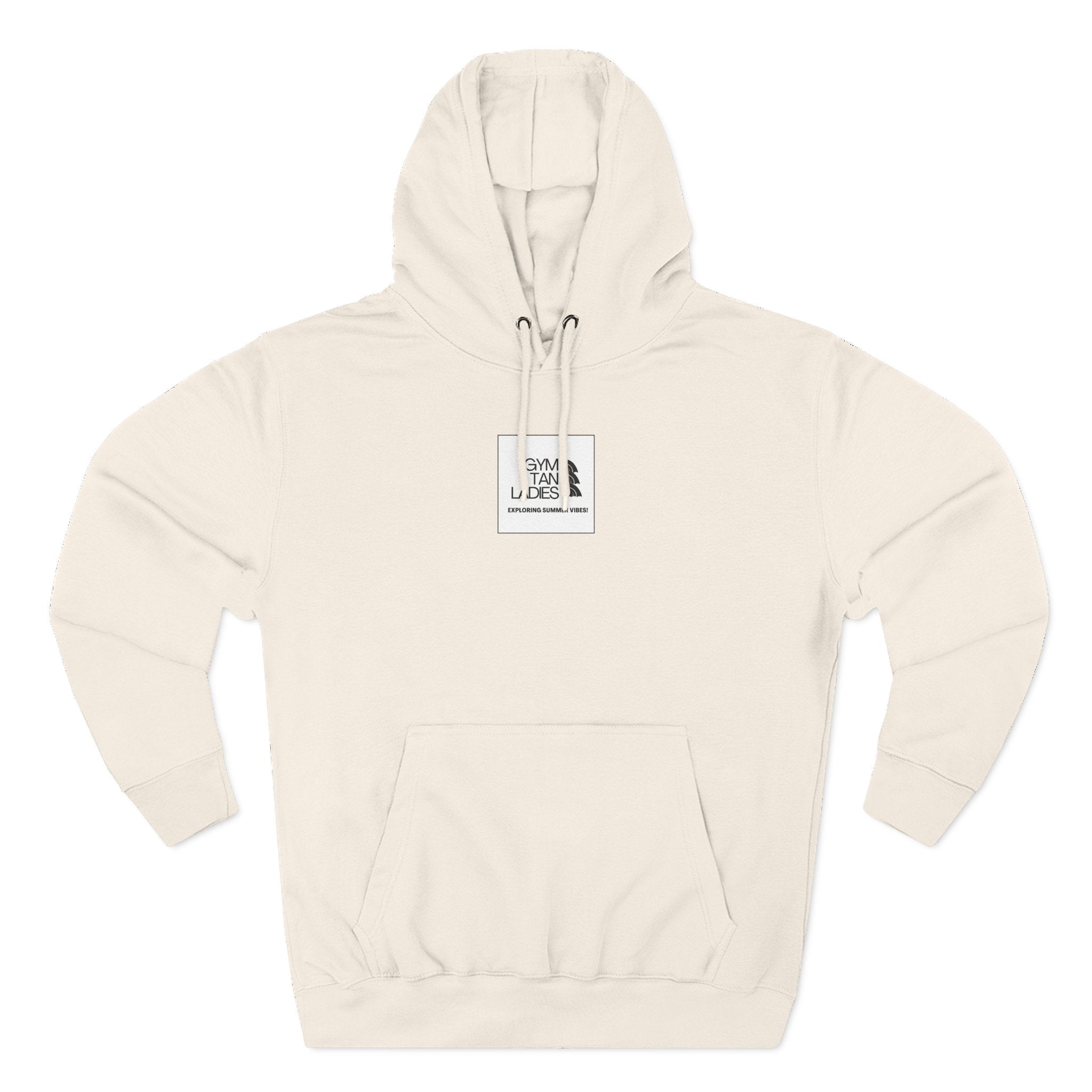 Pulse Fitne55 Gym Tan Ladies Hoodie — 'Exploring Summer Vibes' Graphic Pullover