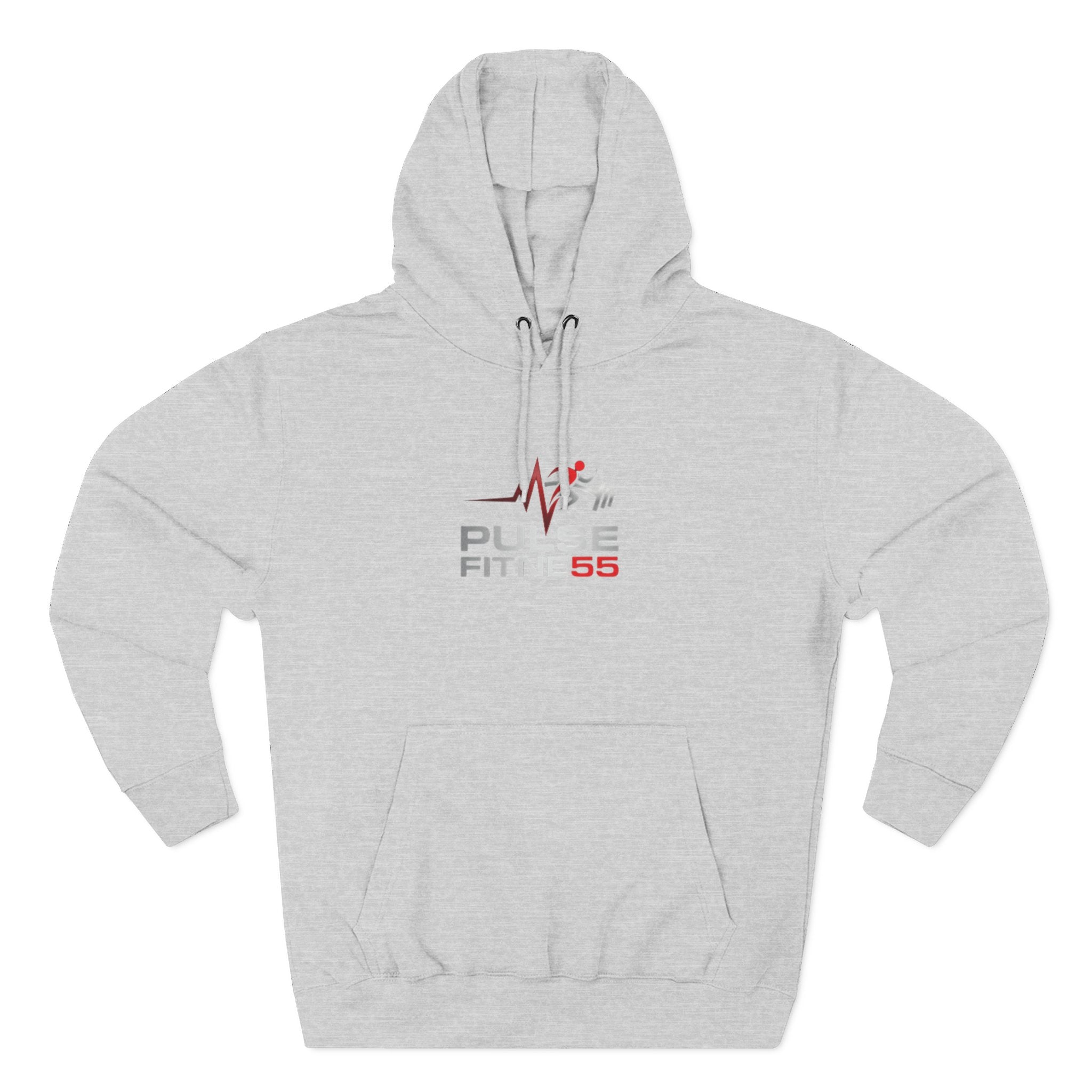 Pulse Fitne55 55 Hoodie — Gym Logo Fleece Pullover