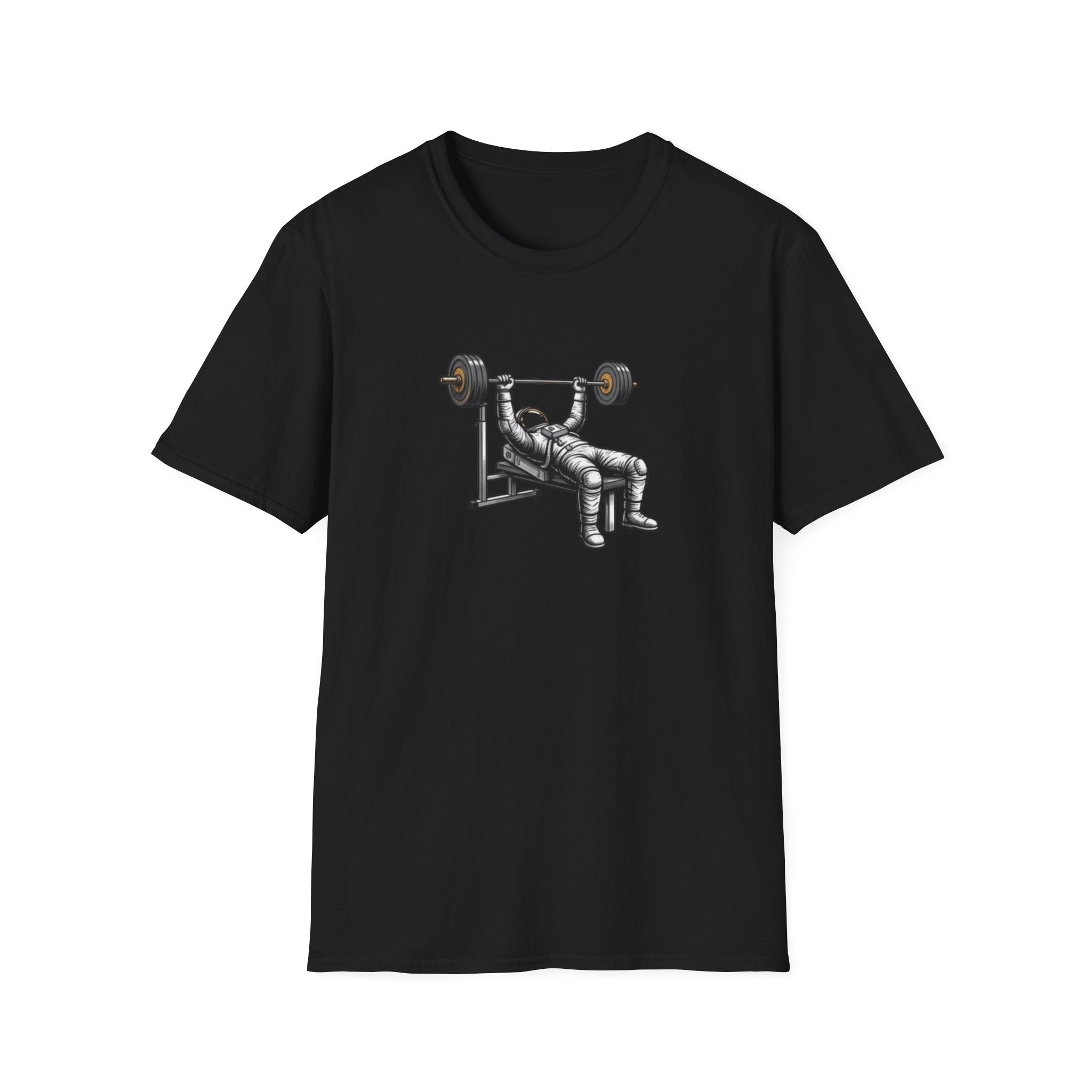 Bench Press Gym T-Shirt — Pulse Fitne55 Logo Workout Tee