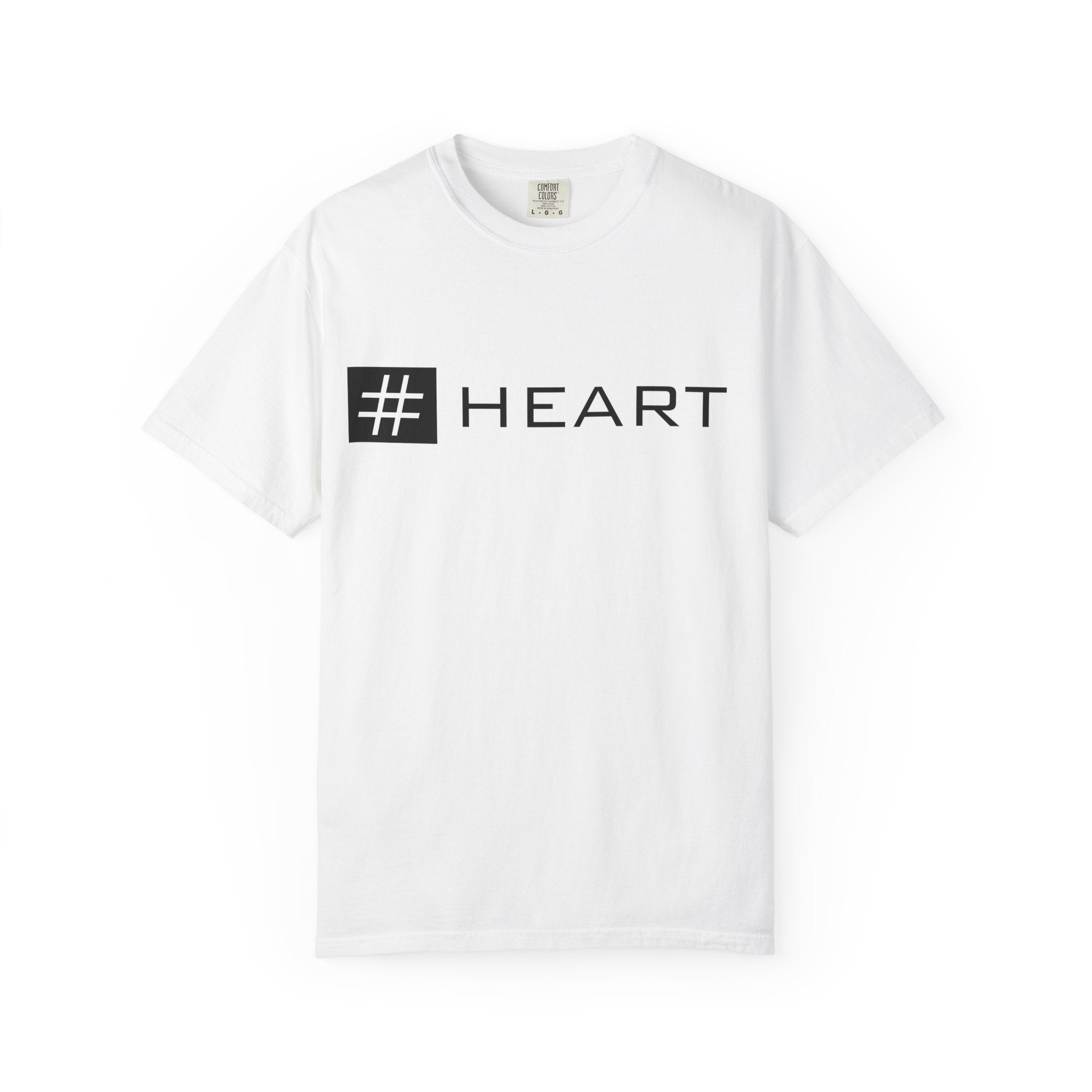 Pulse Fitne55 - Hashtag Heart T-Shirt — Minimalist Graphic Tee with “# HEART” Design