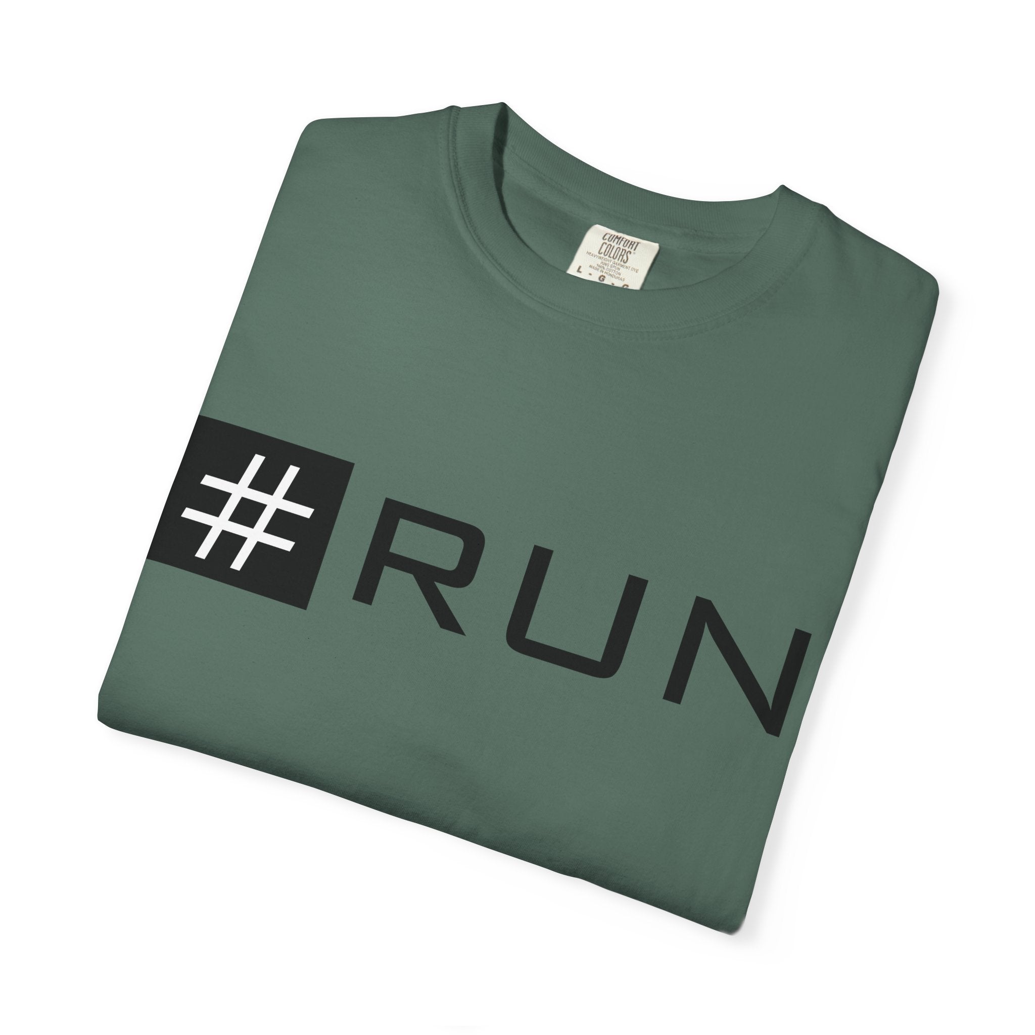 Pulse Fitne55 - #RUN Graphic T-Shirt — Minimalist Running Tee for Runners & Fitness Enthusiasts