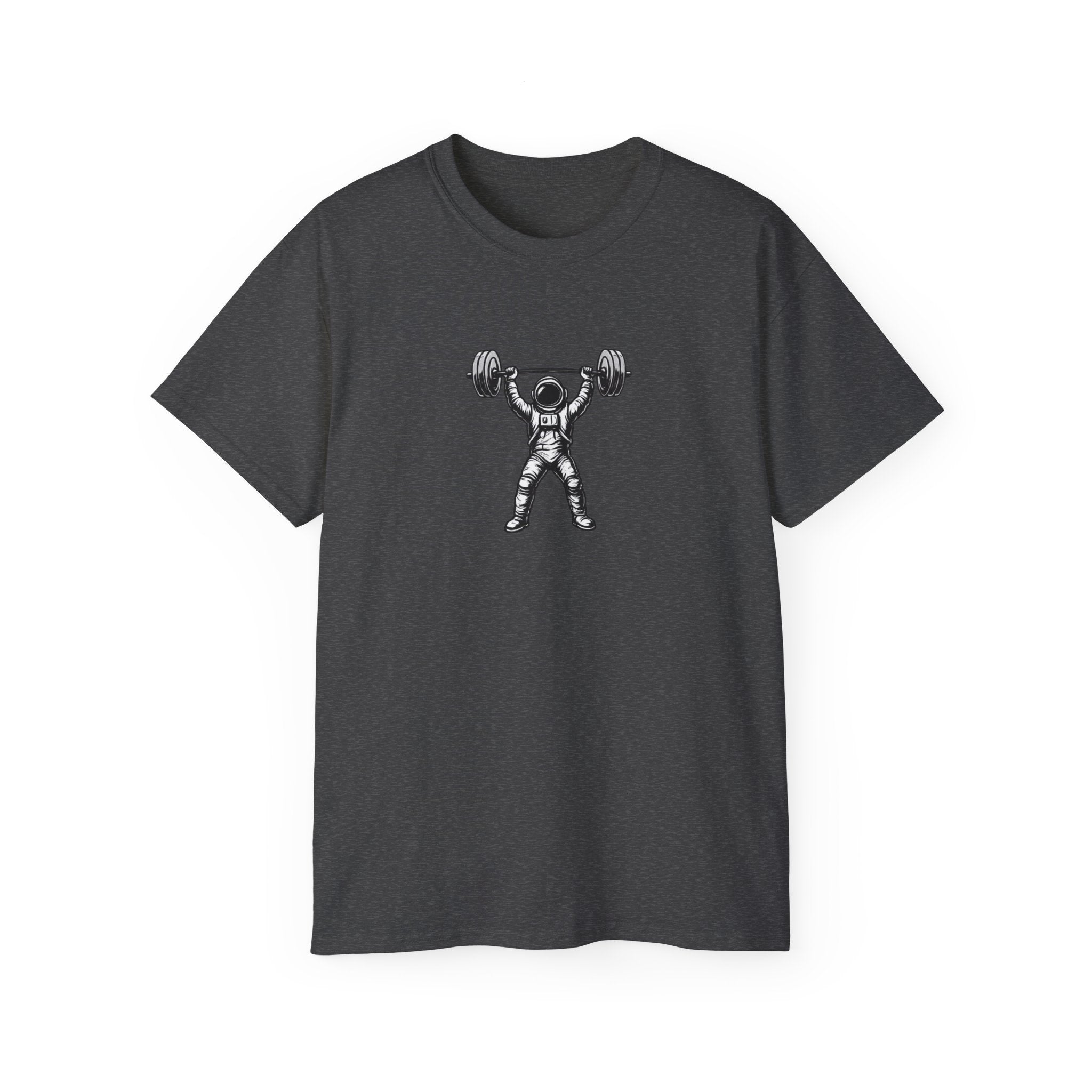 Camiseta de fitness — Camiseta de tirantes Pulse Fitness con gráfico de astronauta levantando pesas