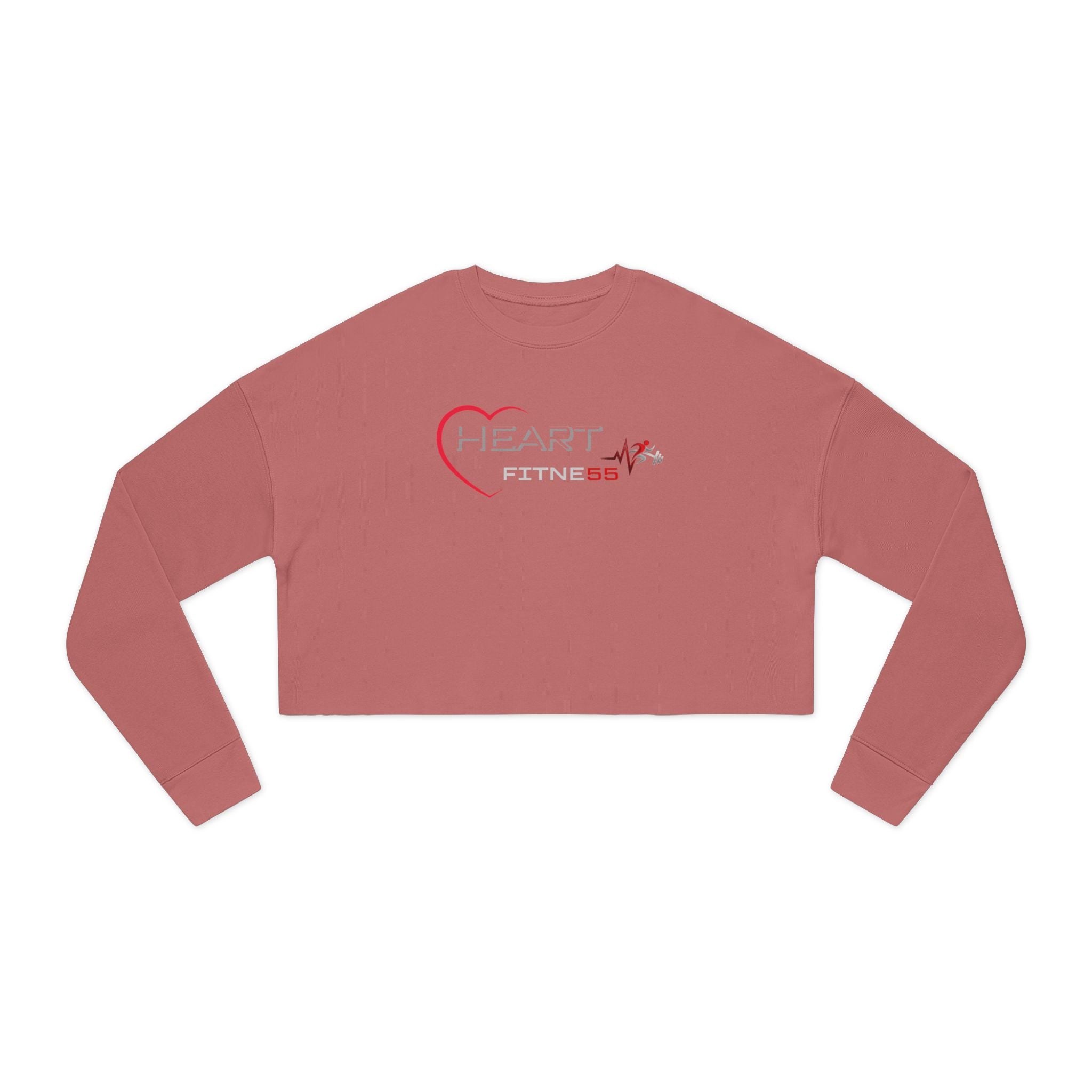 Pulse Fitne55 Women's (Heart Fitne55)  Cropped Sweatshirt