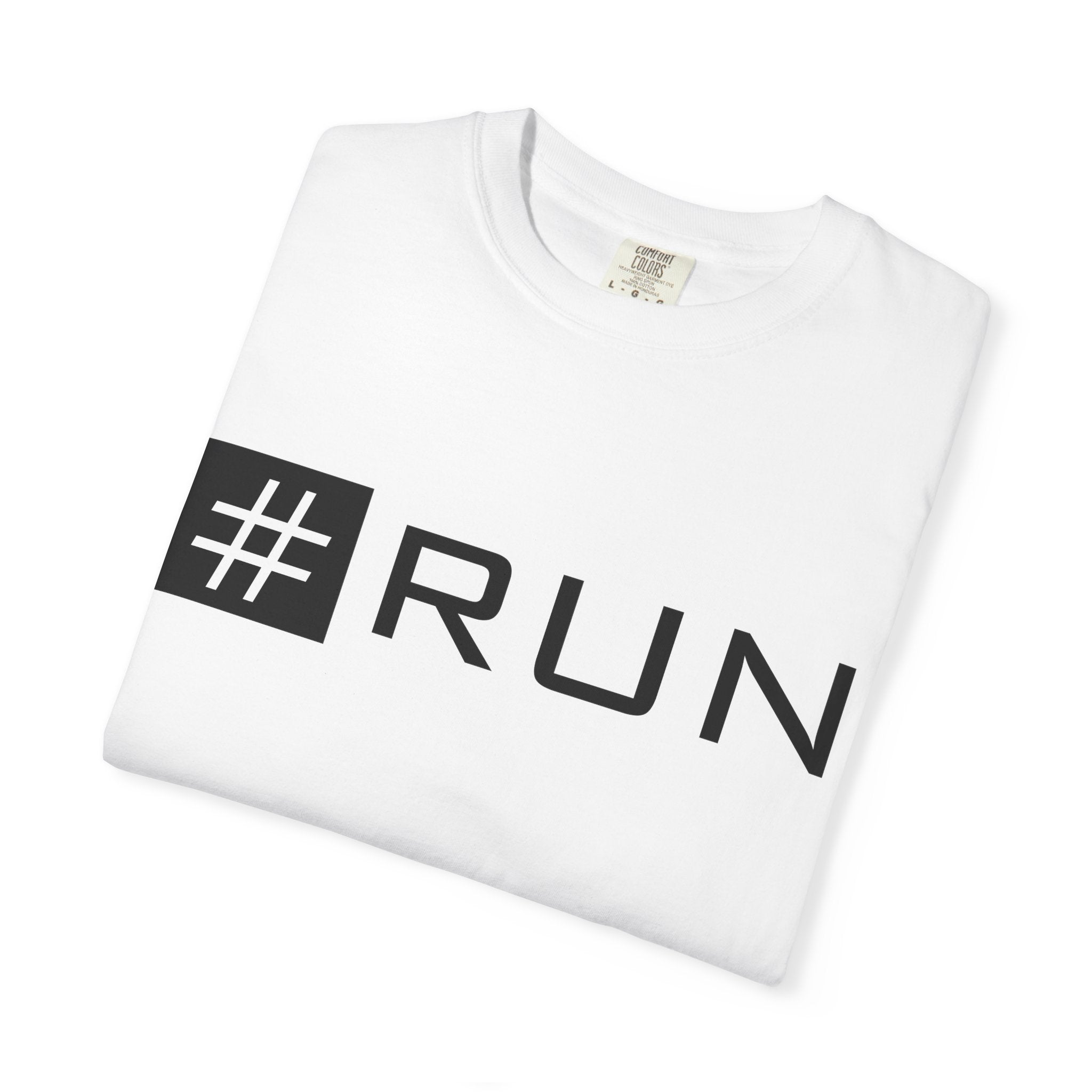Pulse Fitne55 - #RUN Graphic T-Shirt — Minimalist Running Tee for Runners & Fitness Enthusiasts