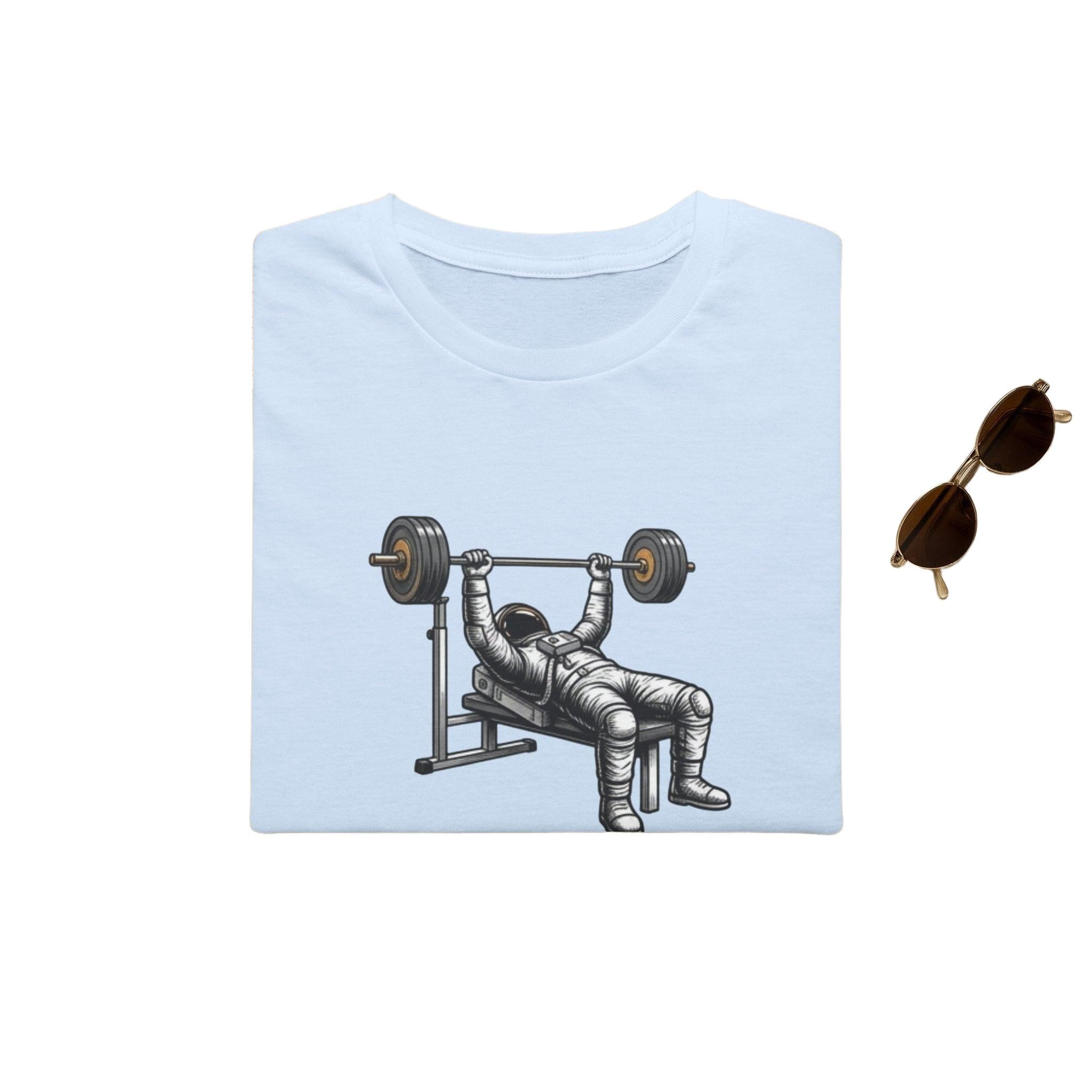 Bench Press Gym T-Shirt — Pulse Fitne55 Logo Workout Tee