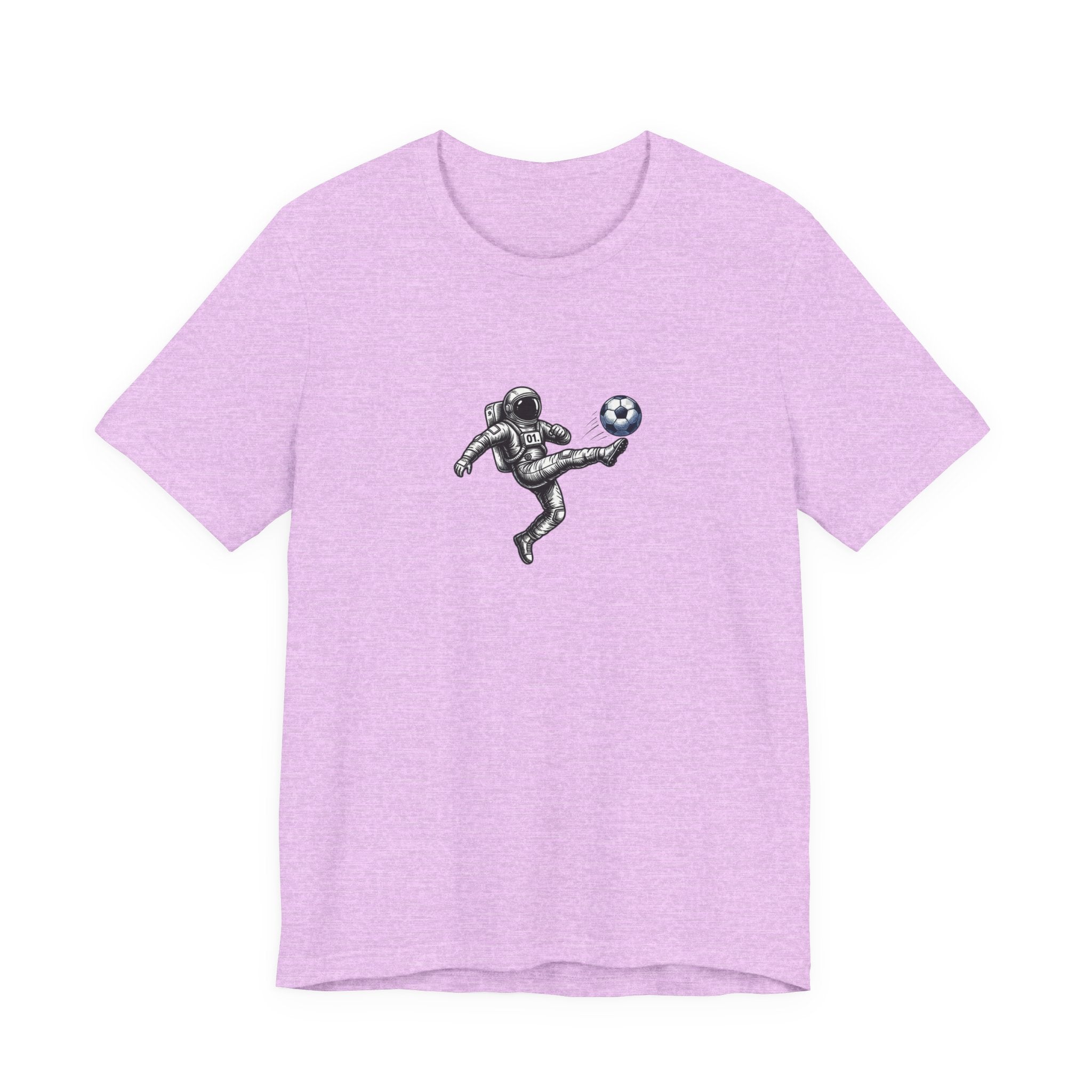 Soccer Astronaut Tee — Pulse Fitne55 Logo Back