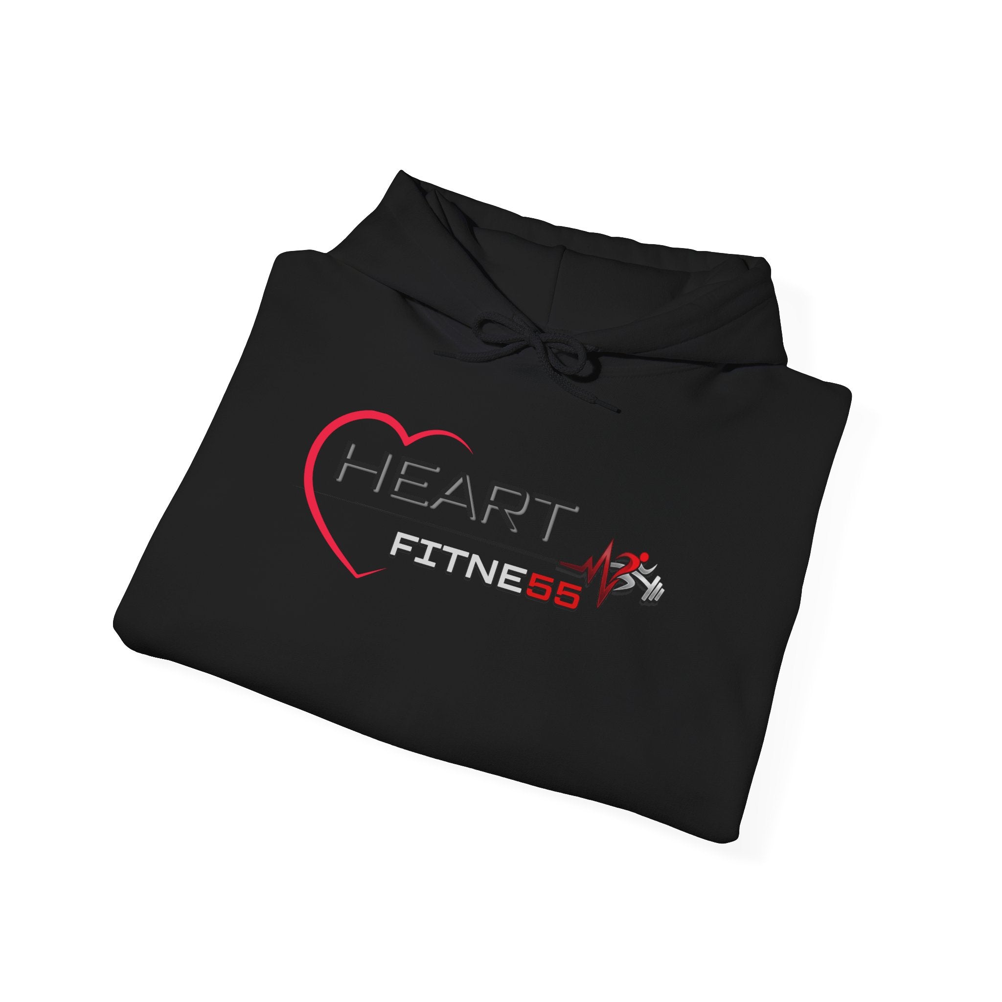 Heart Fitness Hoodie - Women's Heartbeat Gym Sweatshirt