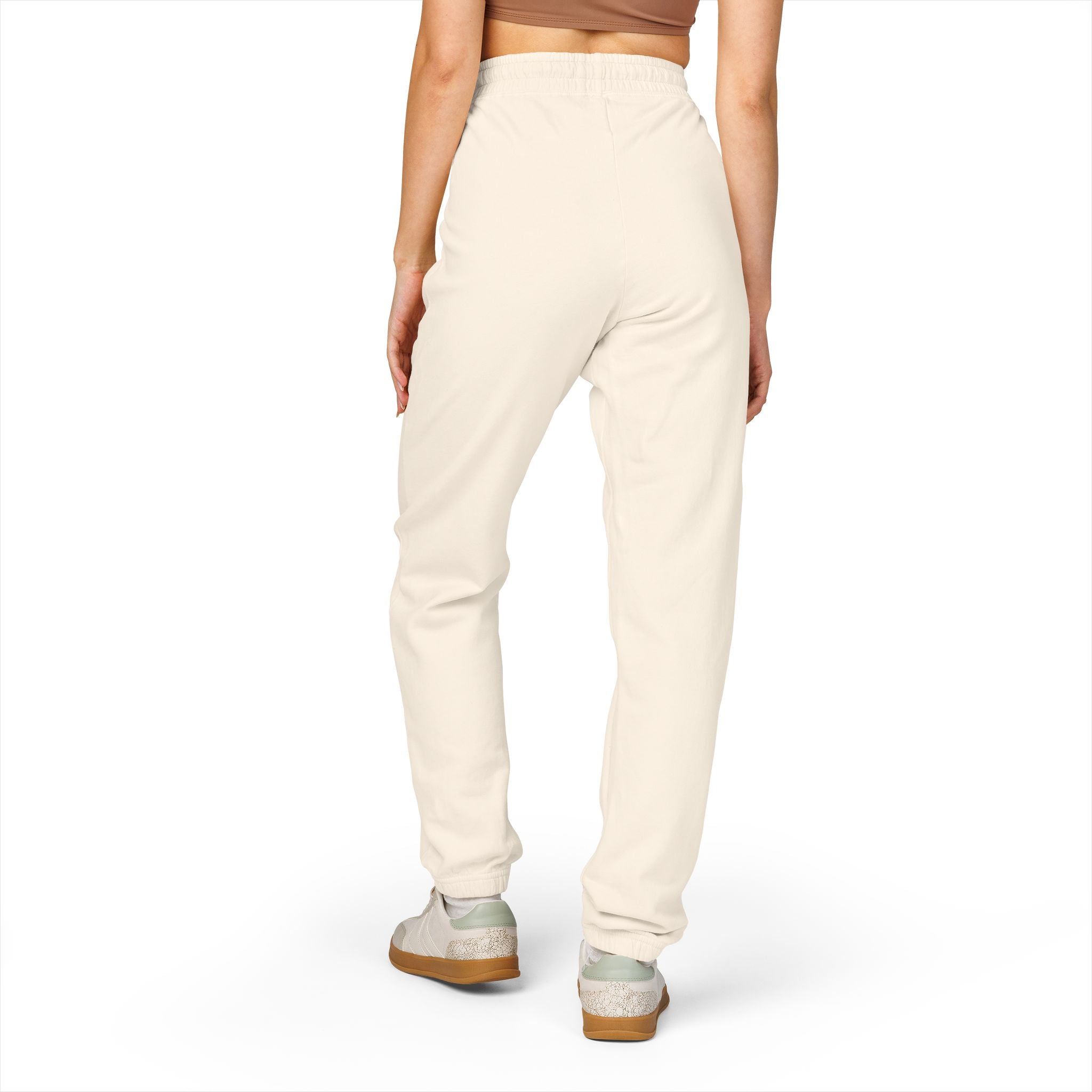 Skull Crossbones Joggers – Garment-Dyed Fleece Sweatpants