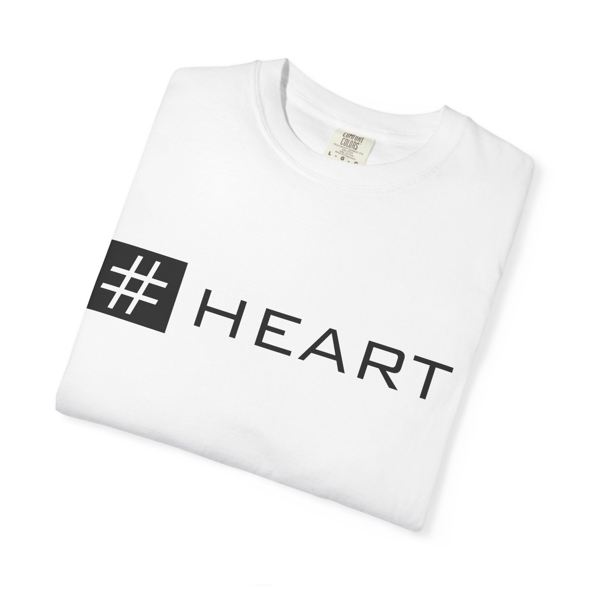 Pulse Fitne55 - Hashtag Heart T-Shirt — Minimalist Graphic Tee with “# HEART” Design