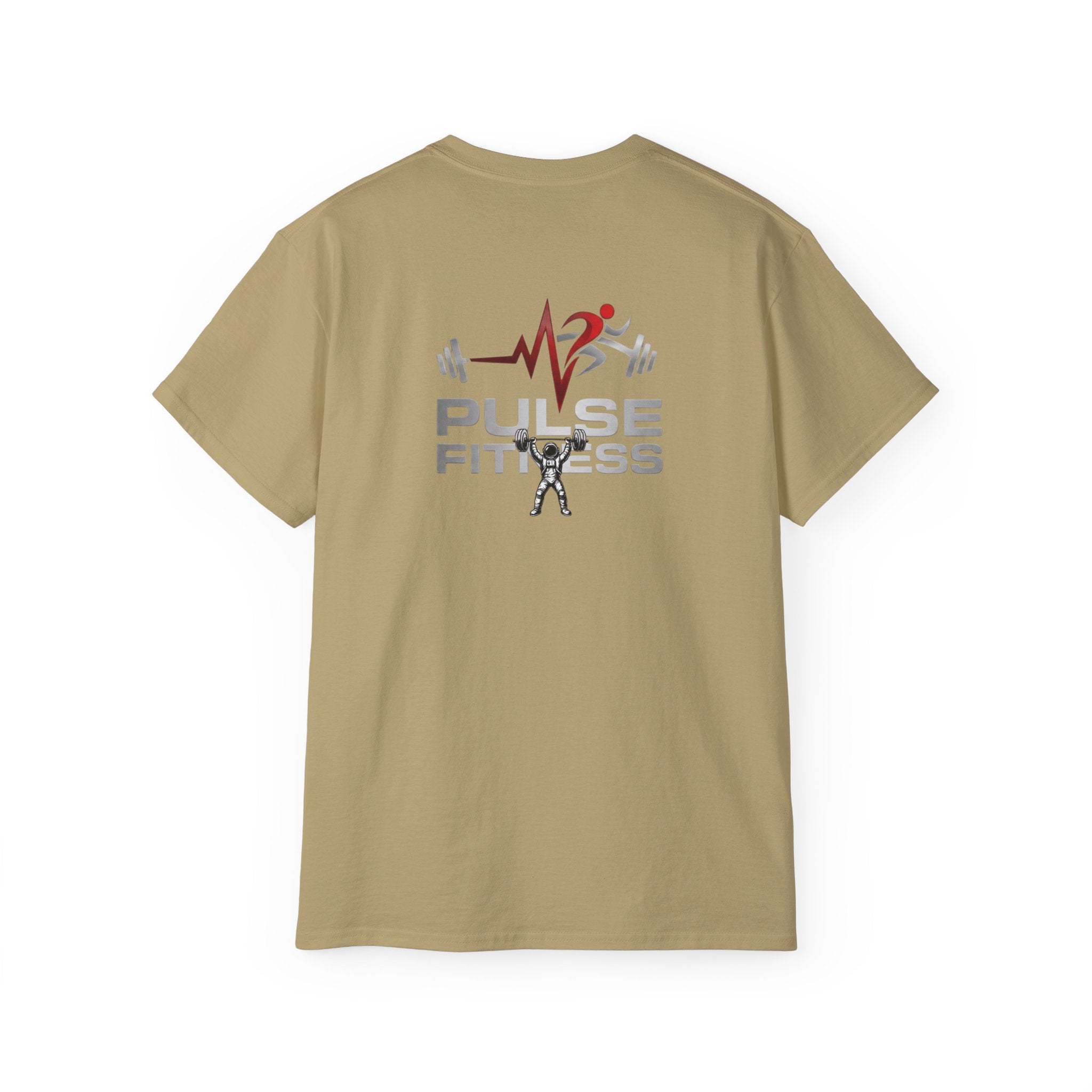 Camiseta de fitness — Camiseta de tirantes Pulse Fitness con gráfico de astronauta levantando pesas