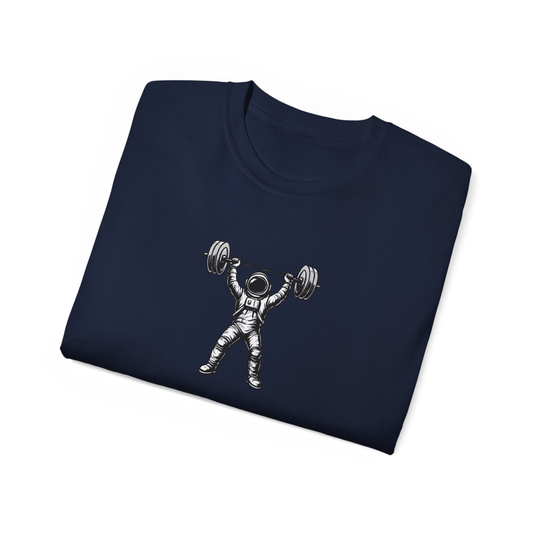 Camiseta de fitness — Camiseta de tirantes Pulse Fitness con gráfico de astronauta levantando pesas