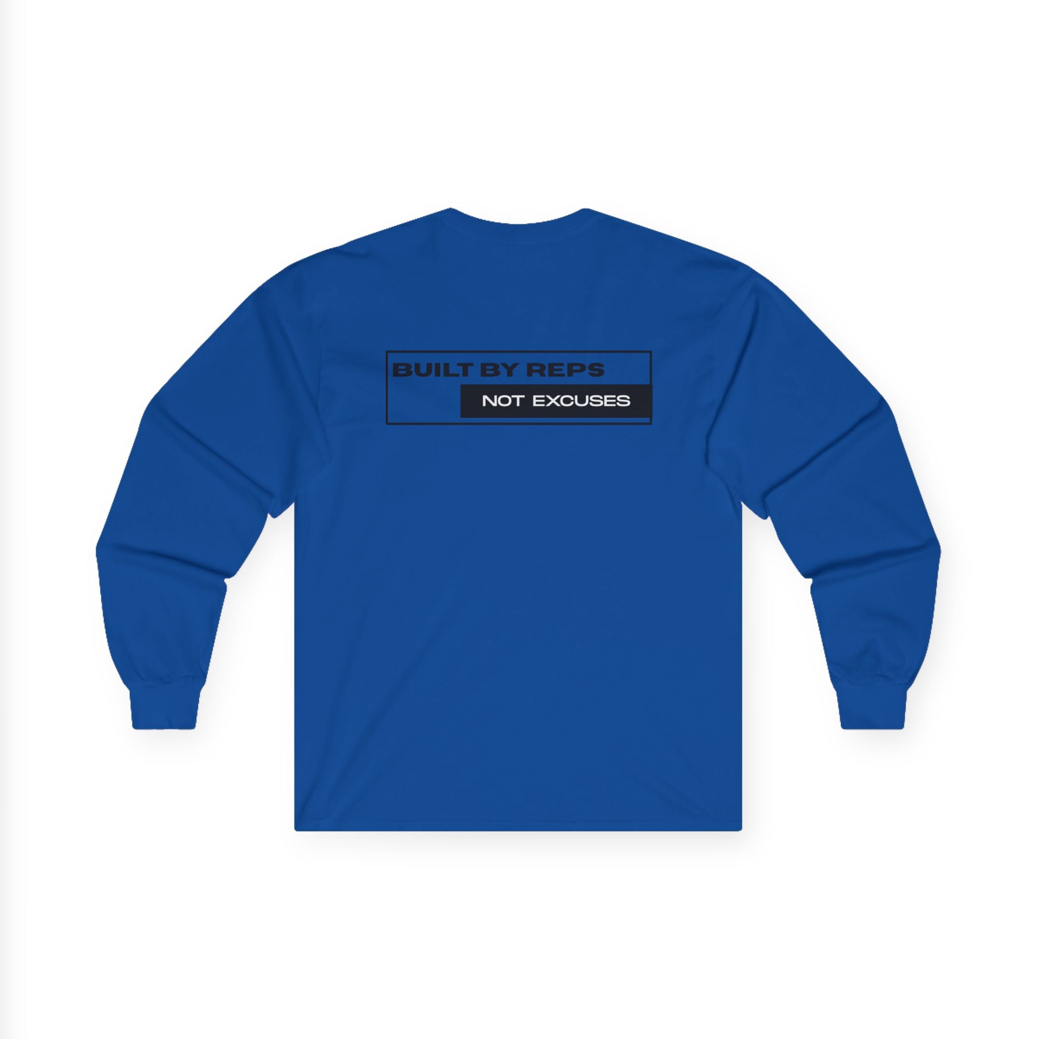 Pulse Fitne55 Mens Built by reps Ultra Cotton Long Sleeve Tee
