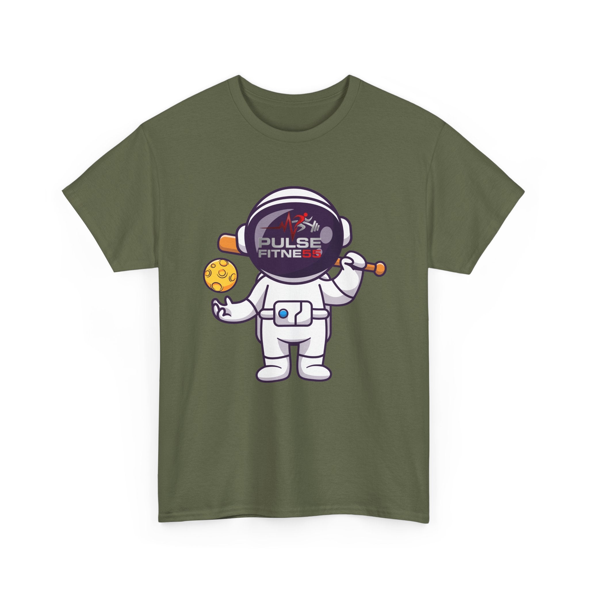Pulse Fitne55 graphic heavy Cotton Tee - astronaut baseball24.99