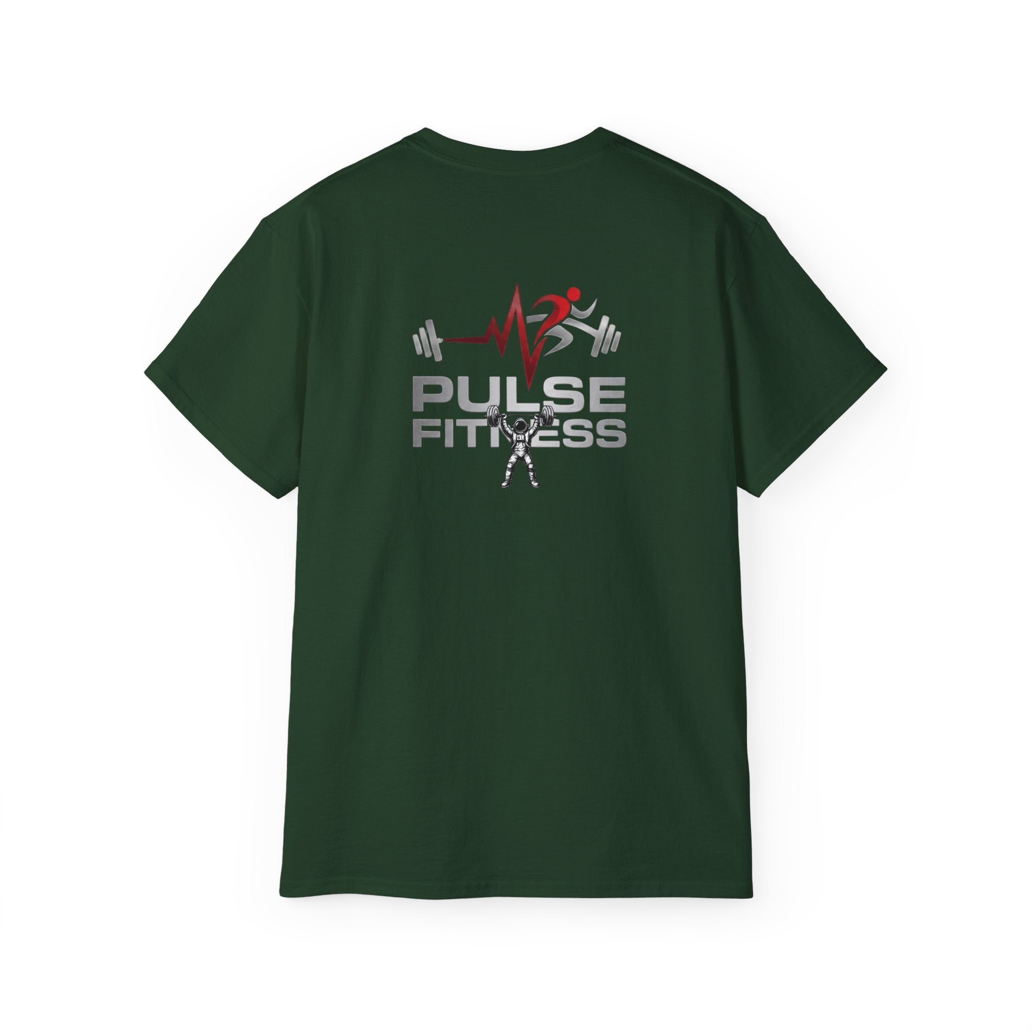 Camiseta de fitness — Camiseta de tirantes Pulse Fitness con gráfico de astronauta levantando pesas