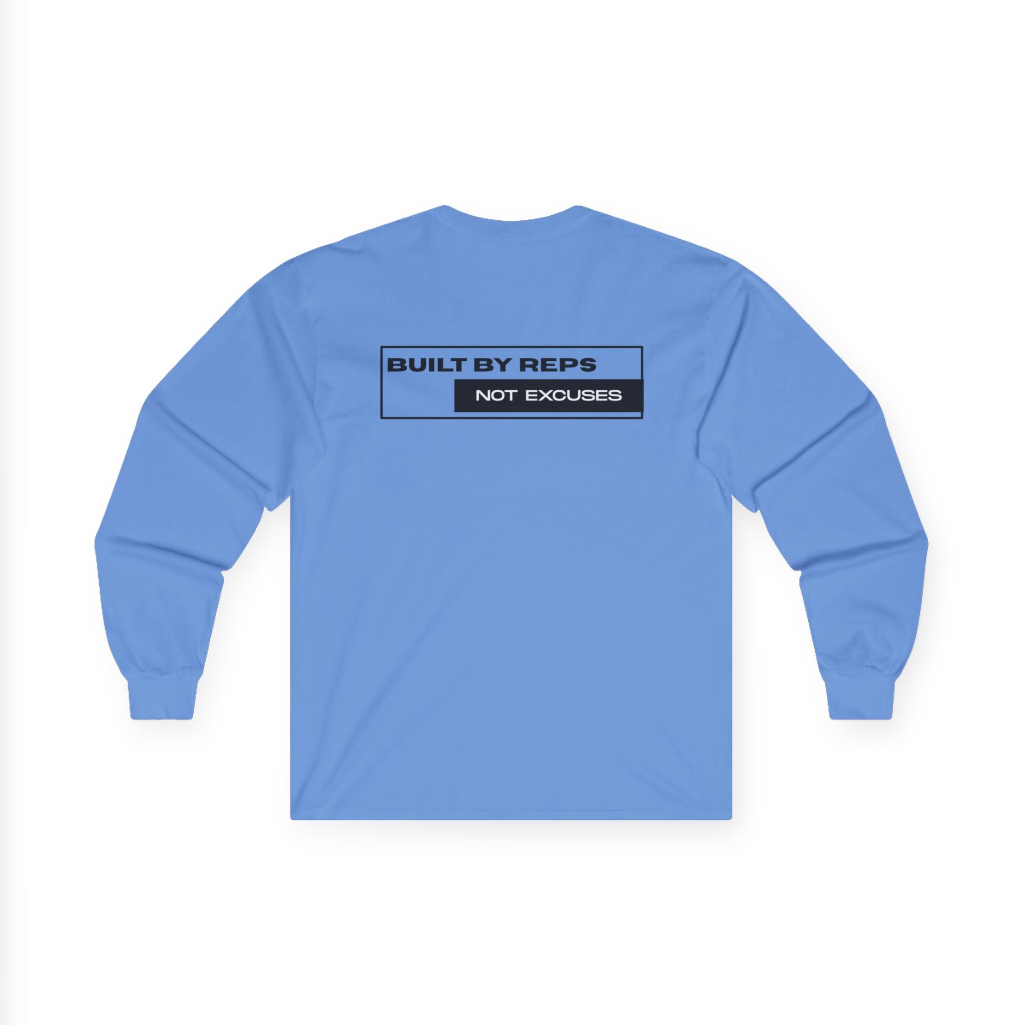 Pulse Fitne55 Mens Built by reps Ultra Cotton Long Sleeve Tee
