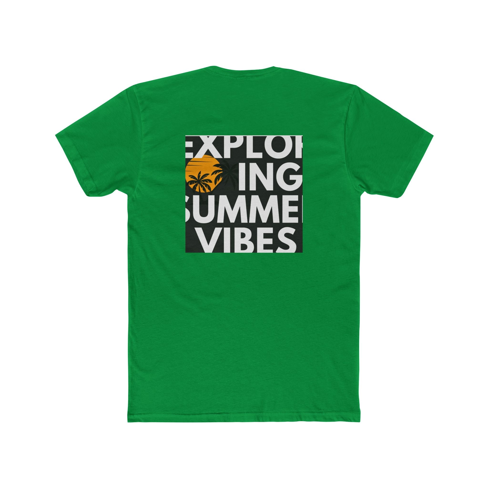 Mens Summer vibe Cotton Crew Tee