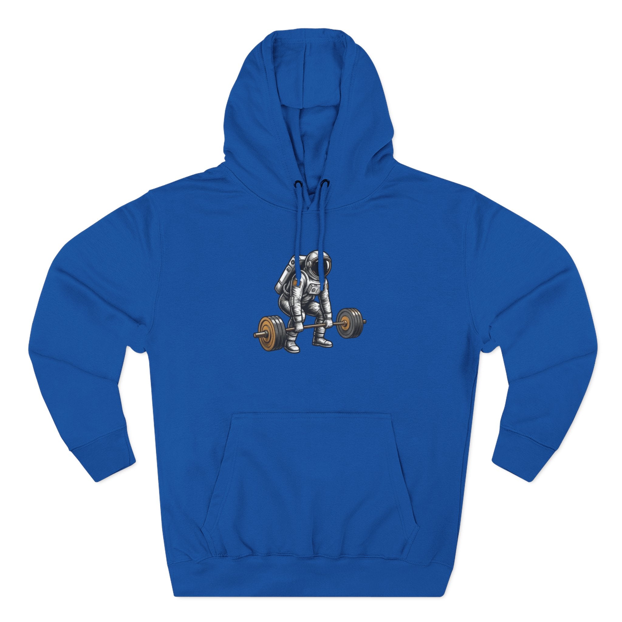 Fitness Hoodie — Barbell Deadlift Graphic Pullover (Pulse Fitne55 Logo)