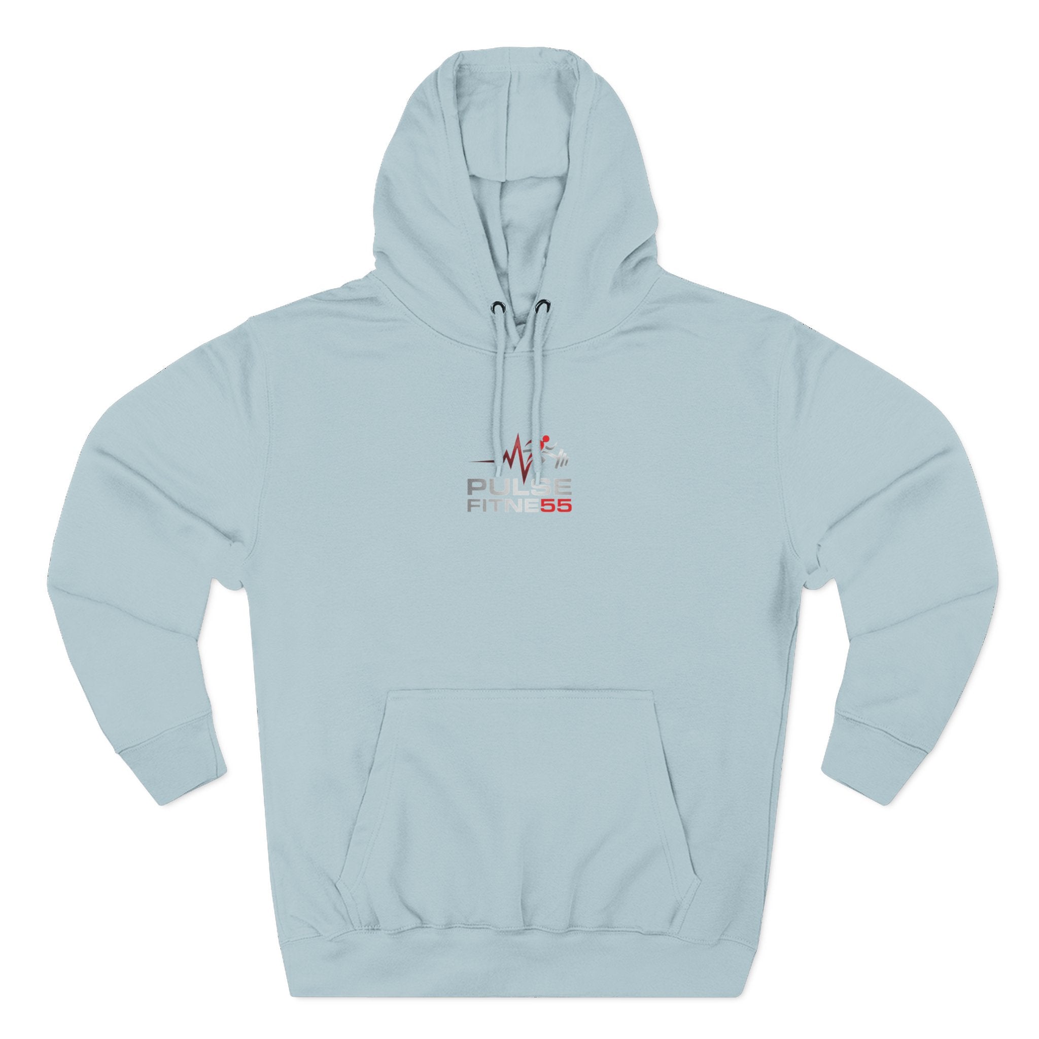 Fitness Pulse Hoodie — 'Pulse Fitness 55' Motivational Gym Sweatshirt