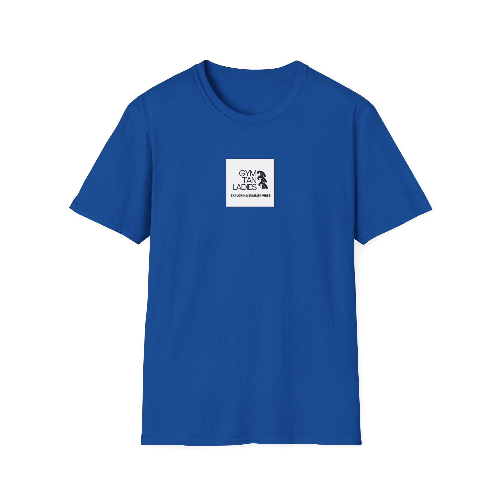 Pulse Fitne55 Gym Tan T-Shirt — Minimal Beachy Summer Graphic Tee