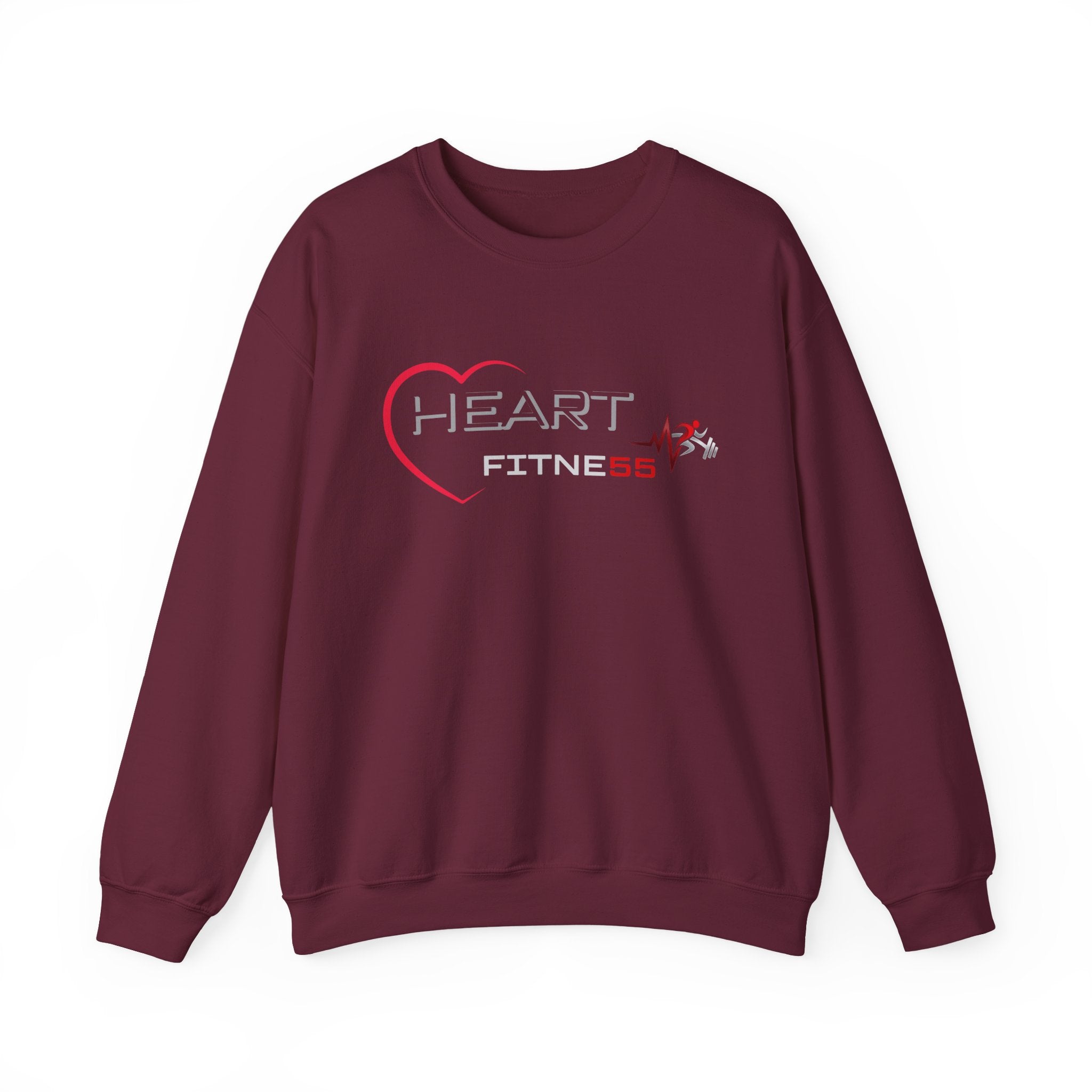 Pulse Fitne55 Women's (Heart Fitne55) Heavy Blend™ Crewneck Sweatshirt